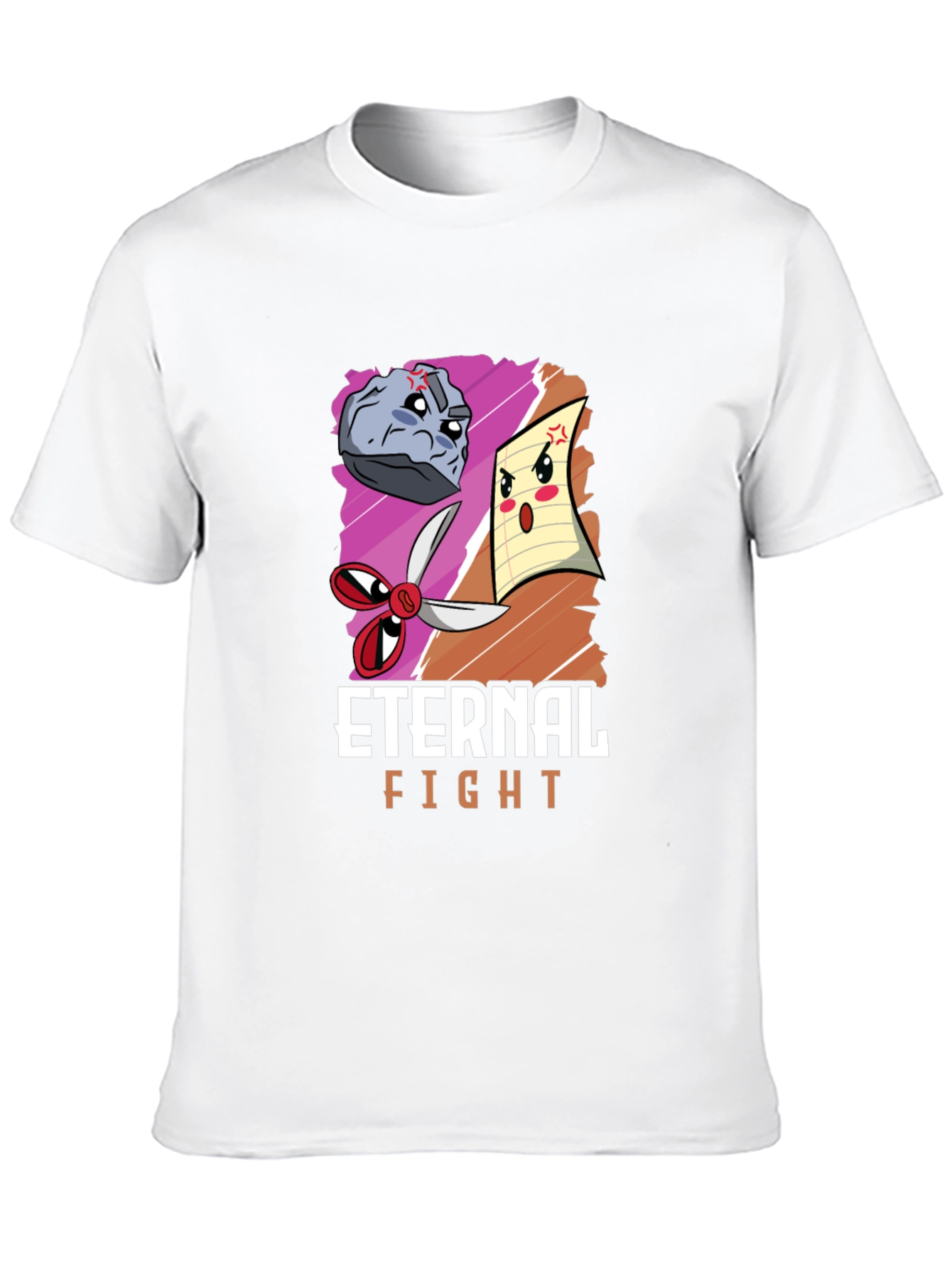 Rock Paper Scissors Eternal Fight T-Shirt