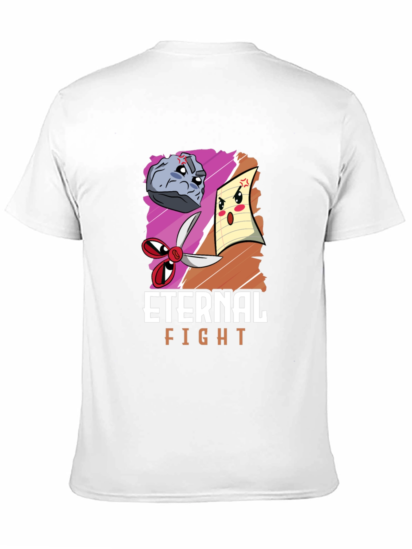 Rock Paper Scissors Eternal Fight T-Shirt