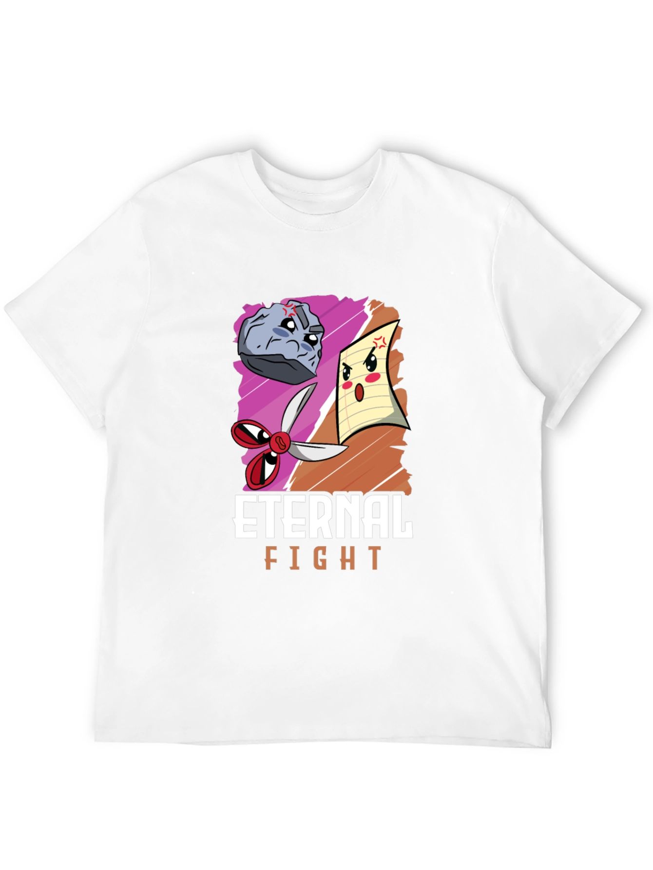 Rock Paper Scissors Eternal Fight T-Shirt