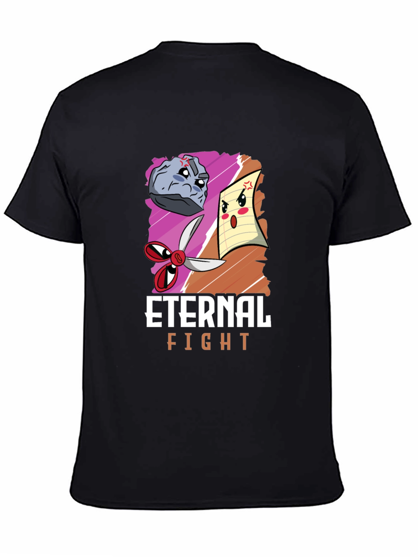 Rock Paper Scissors Eternal Fight T-Shirt