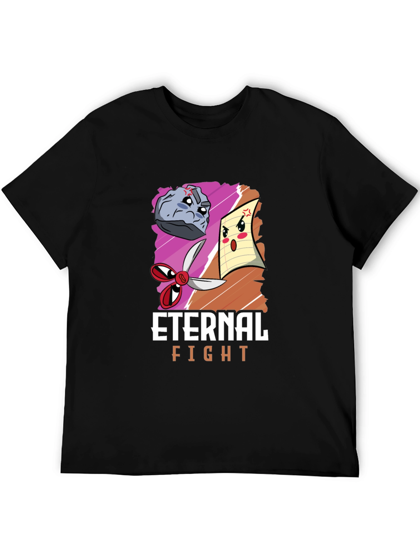 Rock Paper Scissors Eternal Fight T-Shirt