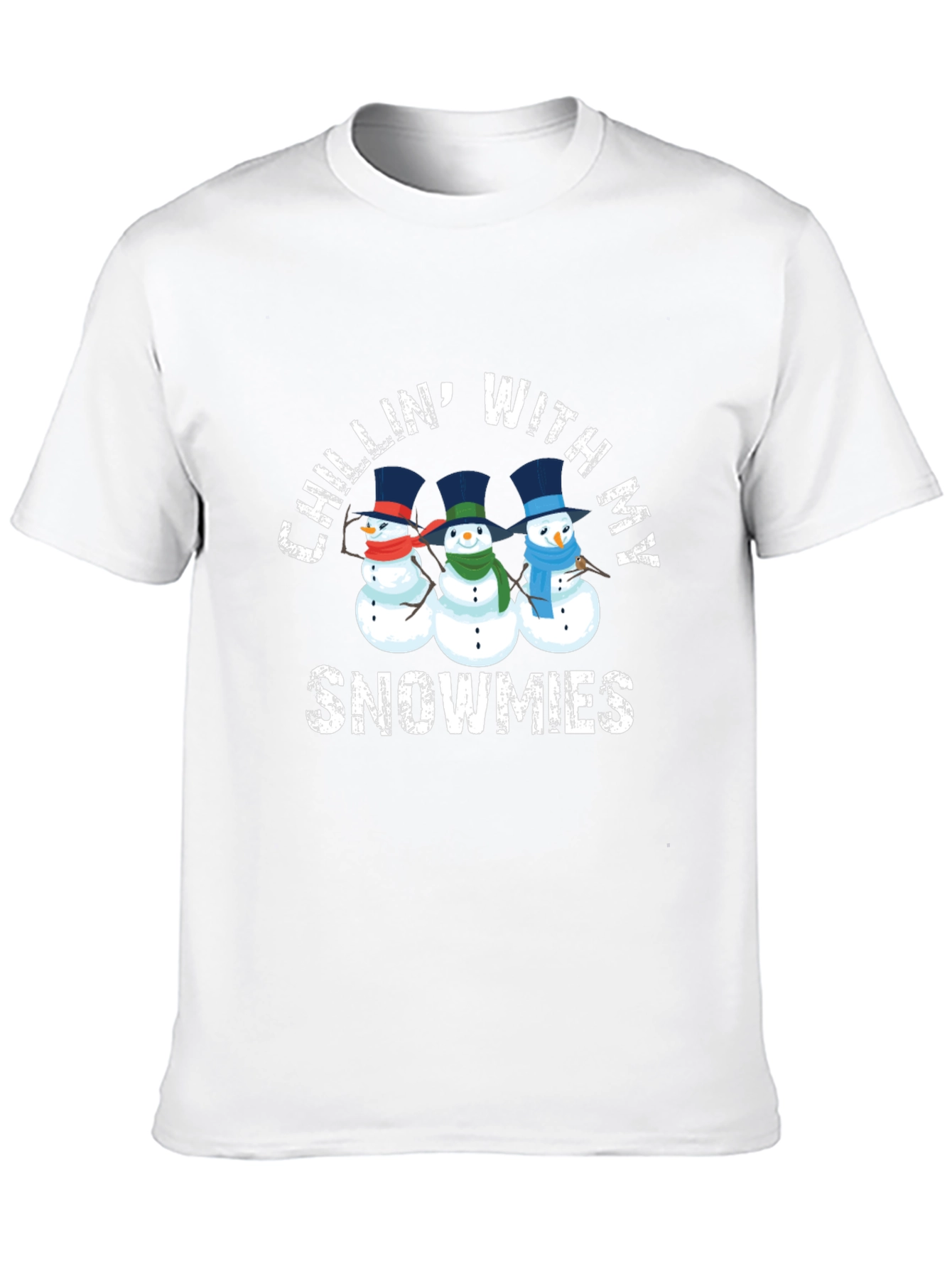Chillin With My Snowmies Graphic T-Shirt