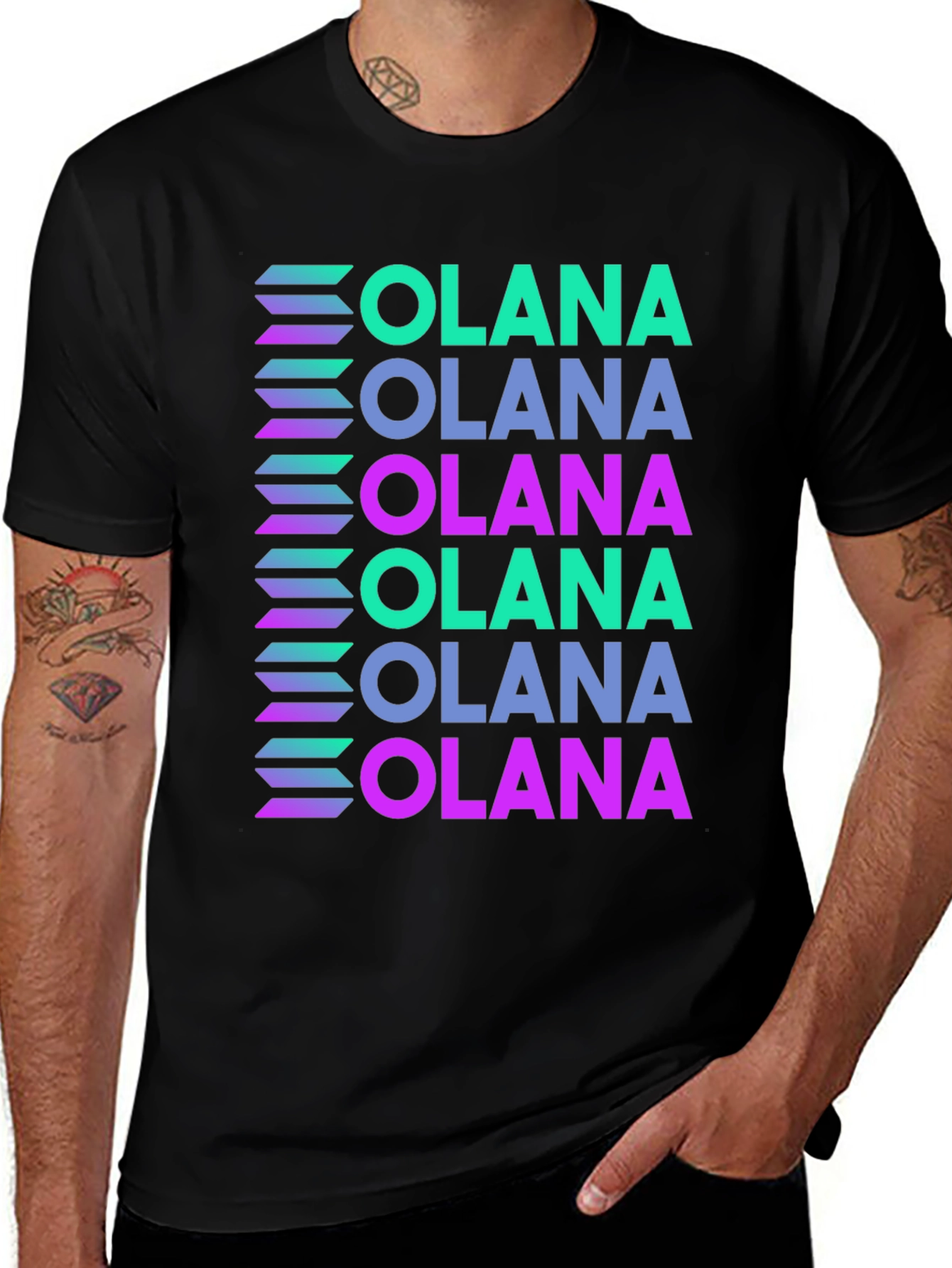 Solana Logo T-Shirt - Crypto Tee