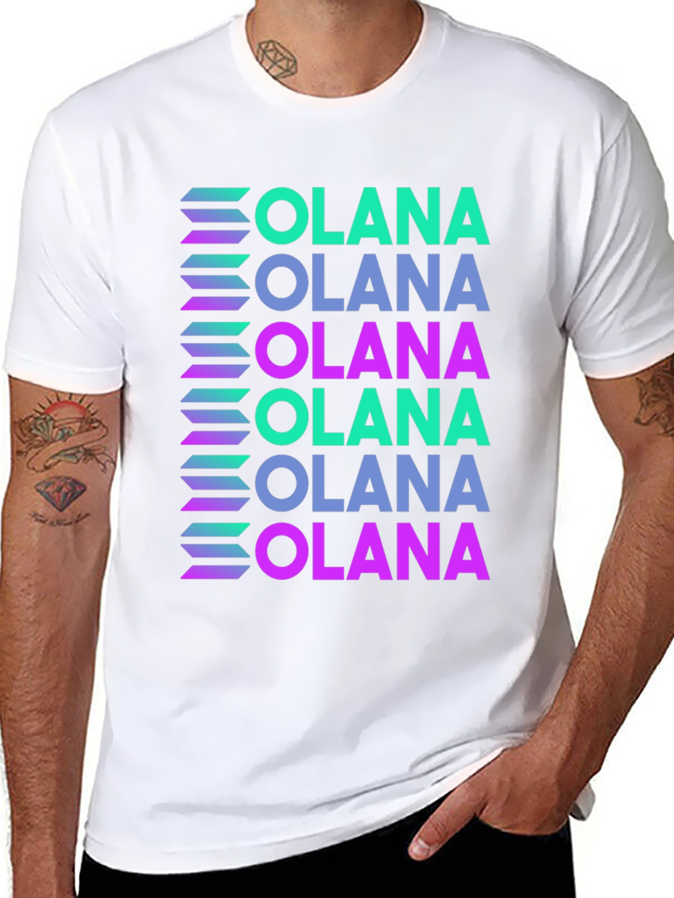 Solana Logo T-Shirt - Crypto Tee