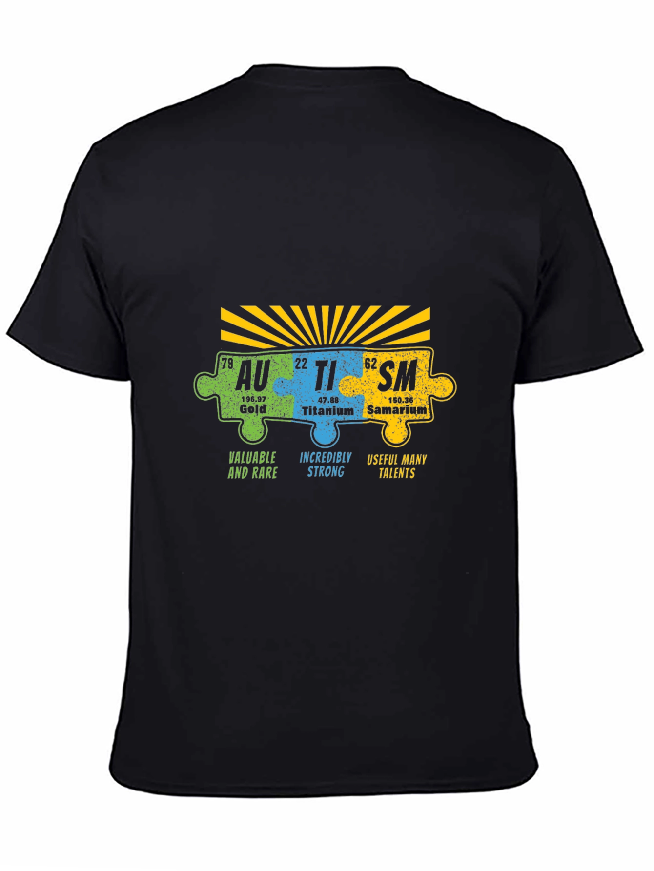 Autism Awareness Puzzle Piece Element T-Shirt
