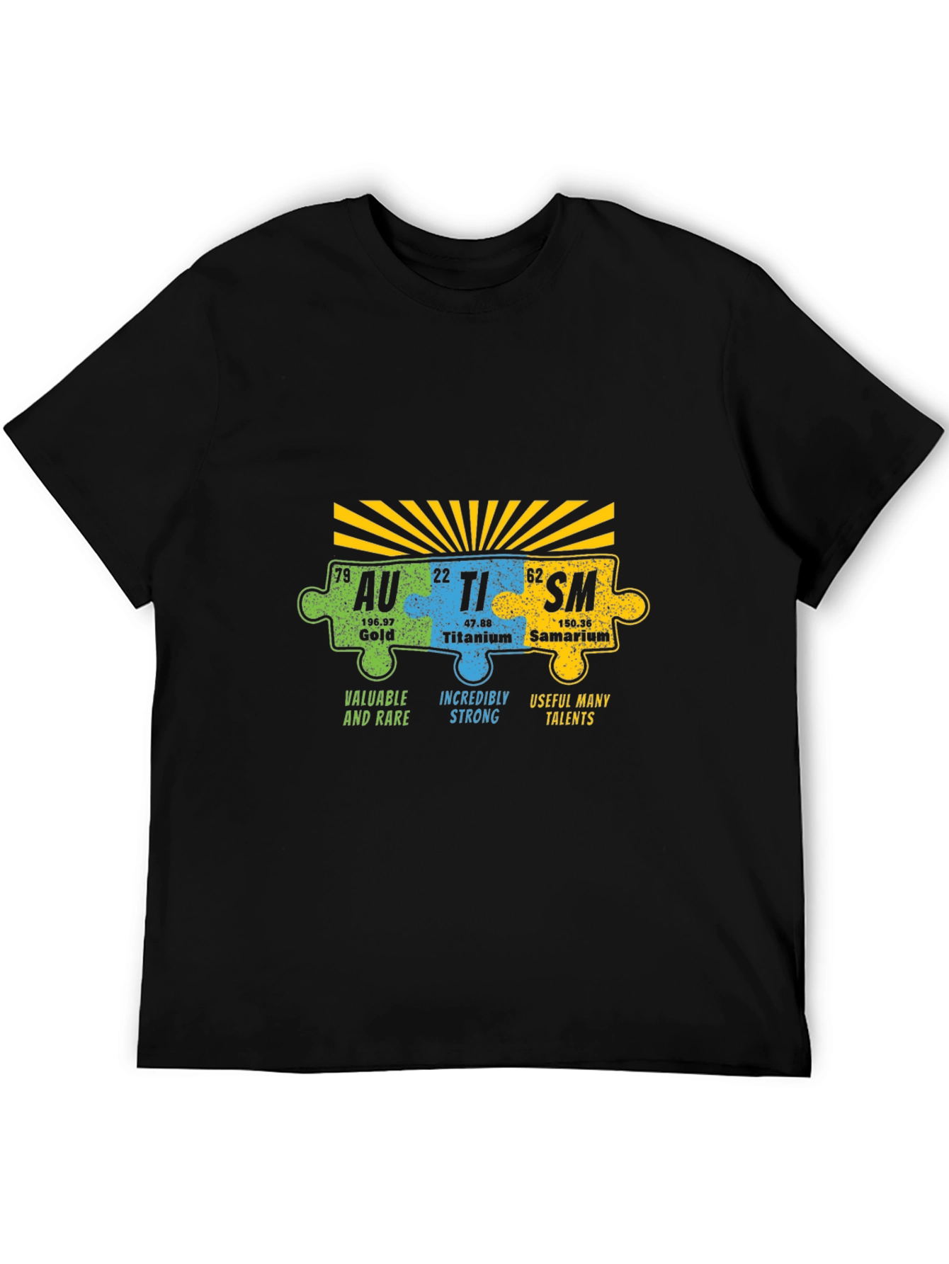 Autism Awareness Puzzle Piece Element T-Shirt