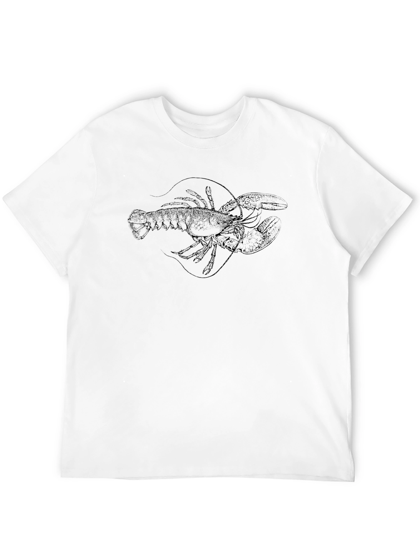 Lobster Graphic Black T-Shirt