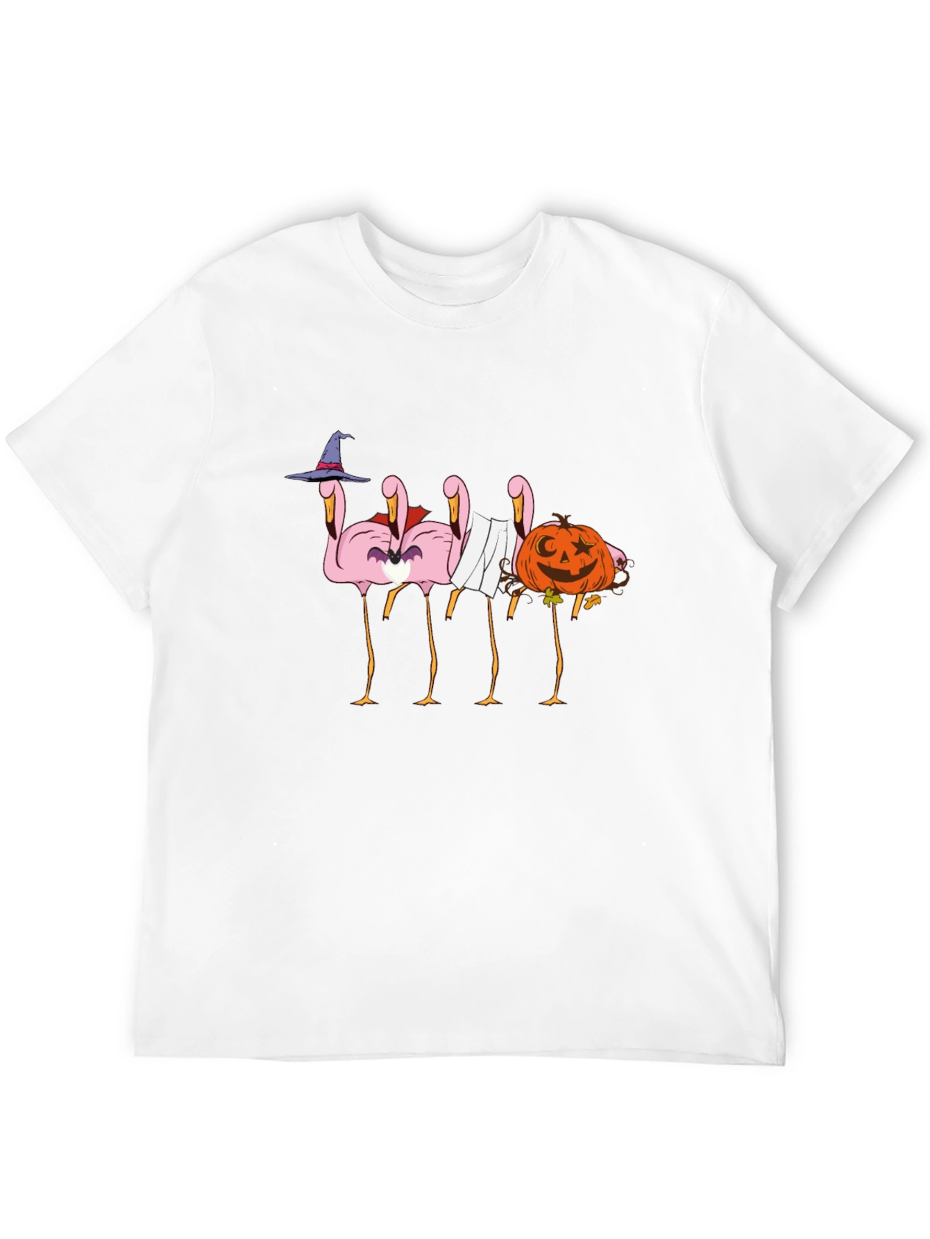 Halloween Flamingo T-Shirt - Spooky & Fun!