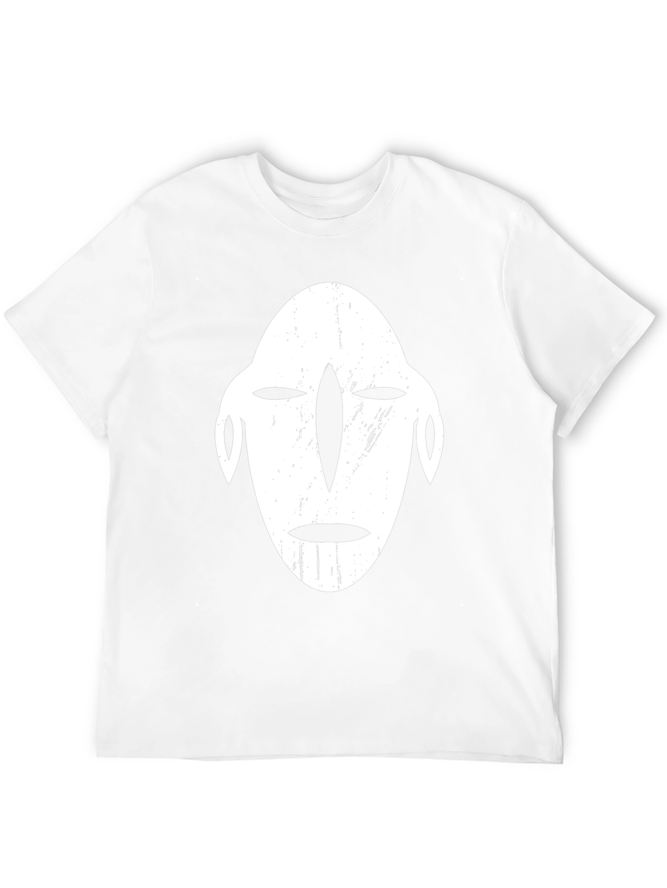 Tribal Mask Graphic Black T-Shirt