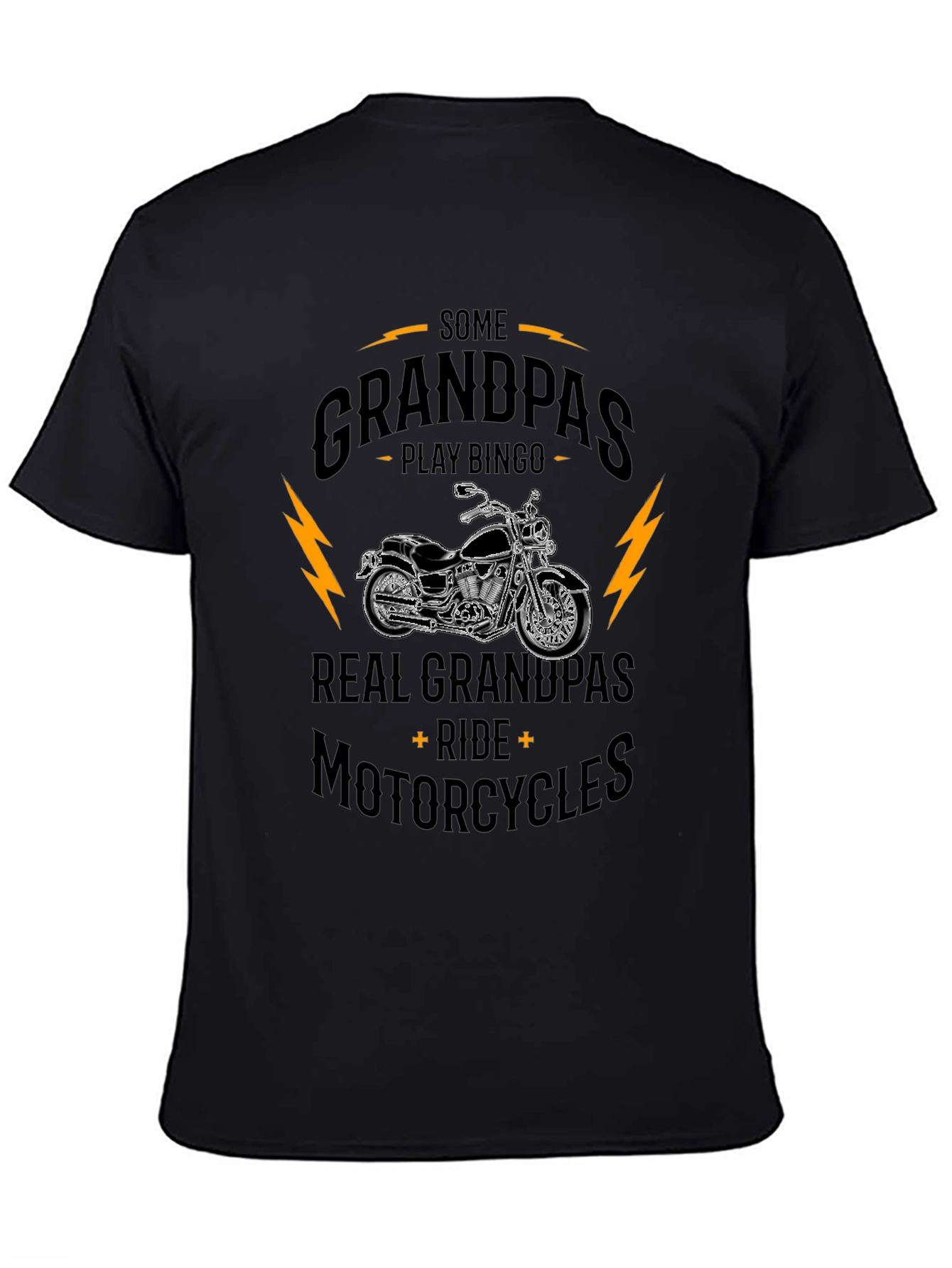 Real Grandpas Ride Motorcycles T-Shirt