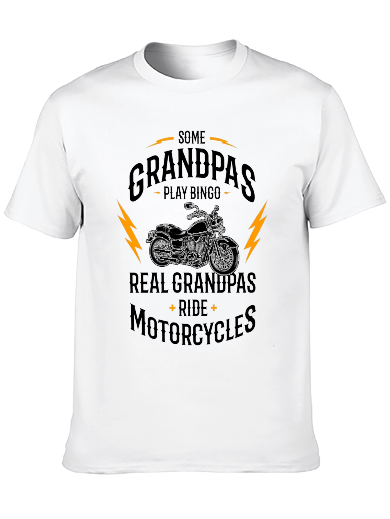 Real Grandpas Ride Motorcycles T-Shirt