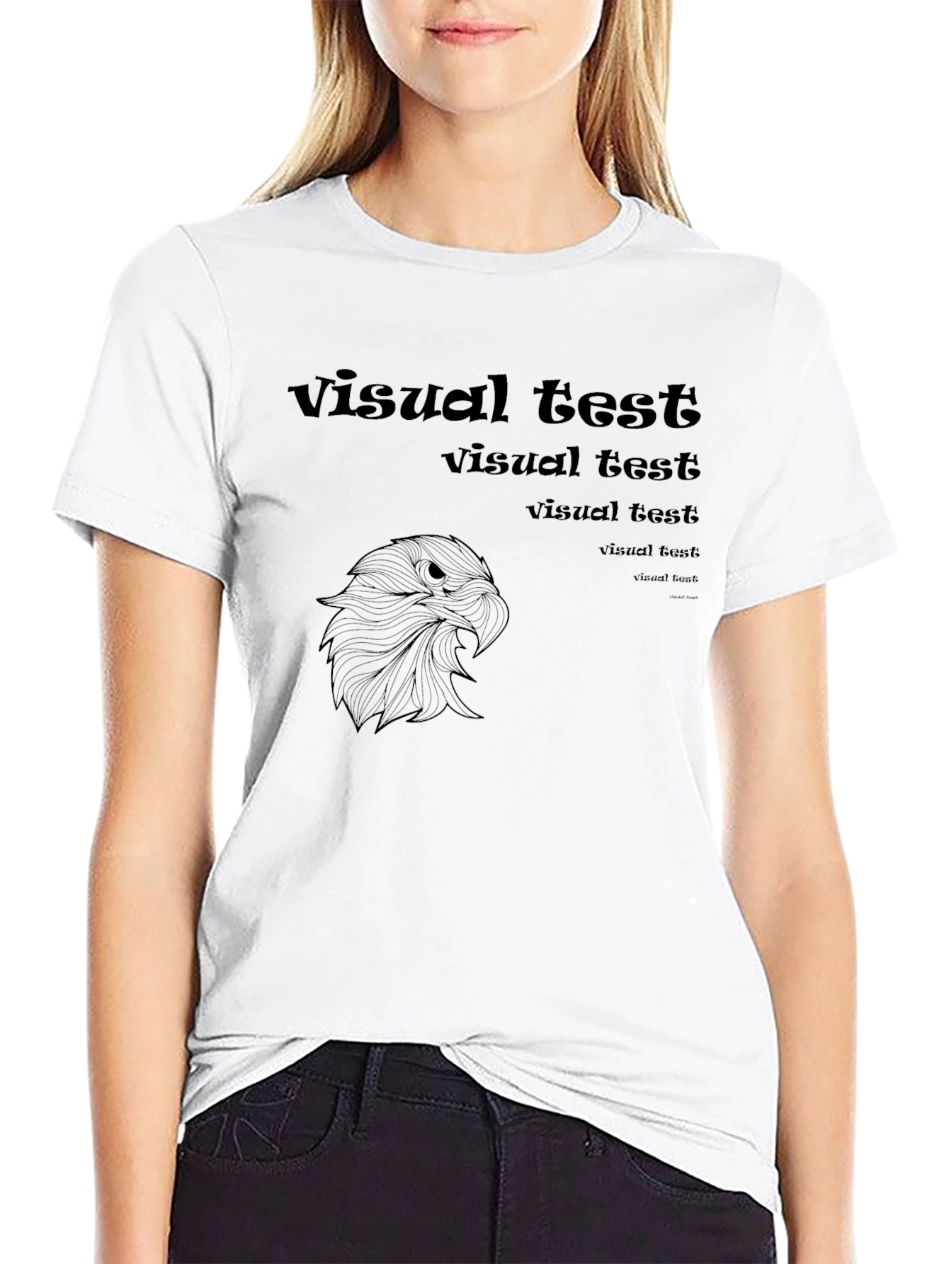 Black Graphic Tee - Visual Test
