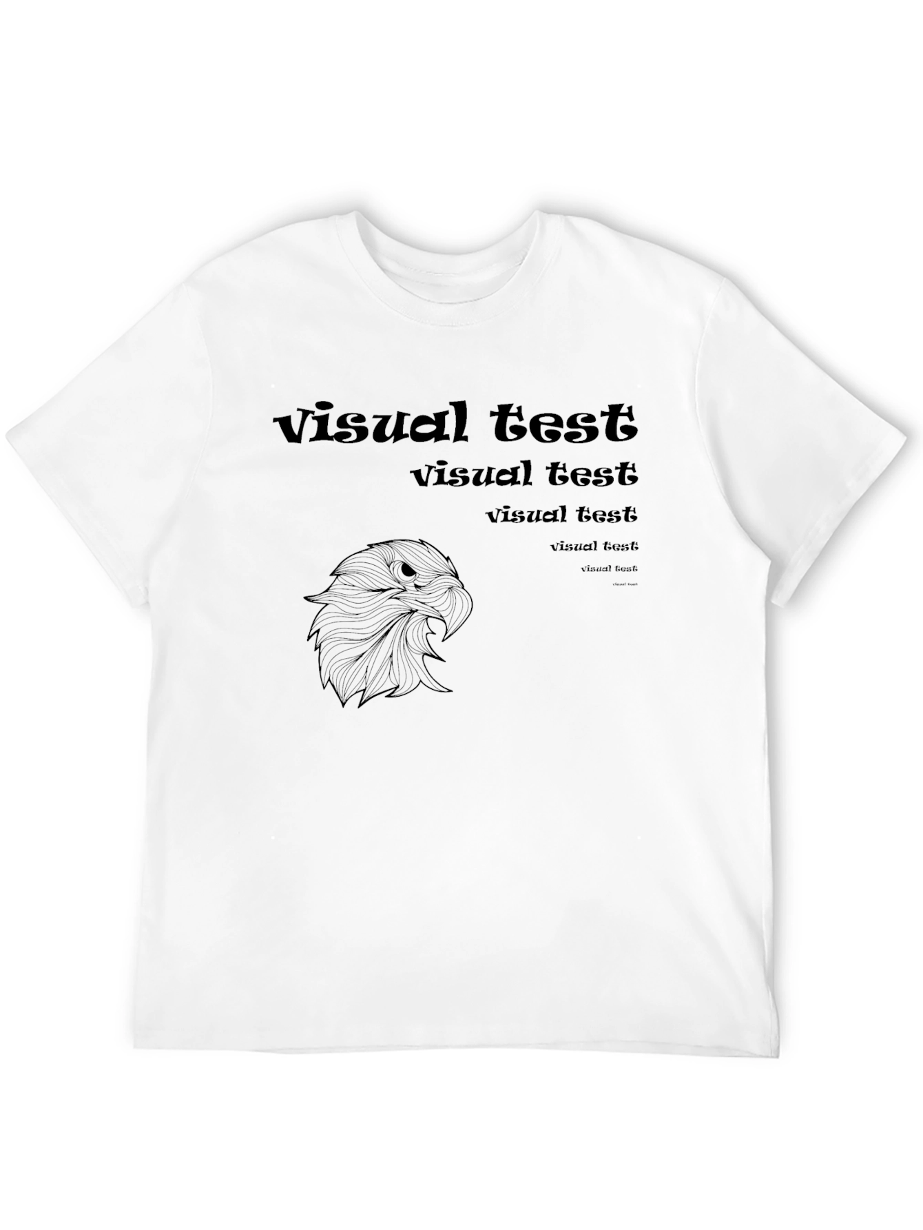 Black Graphic Tee - Visual Test