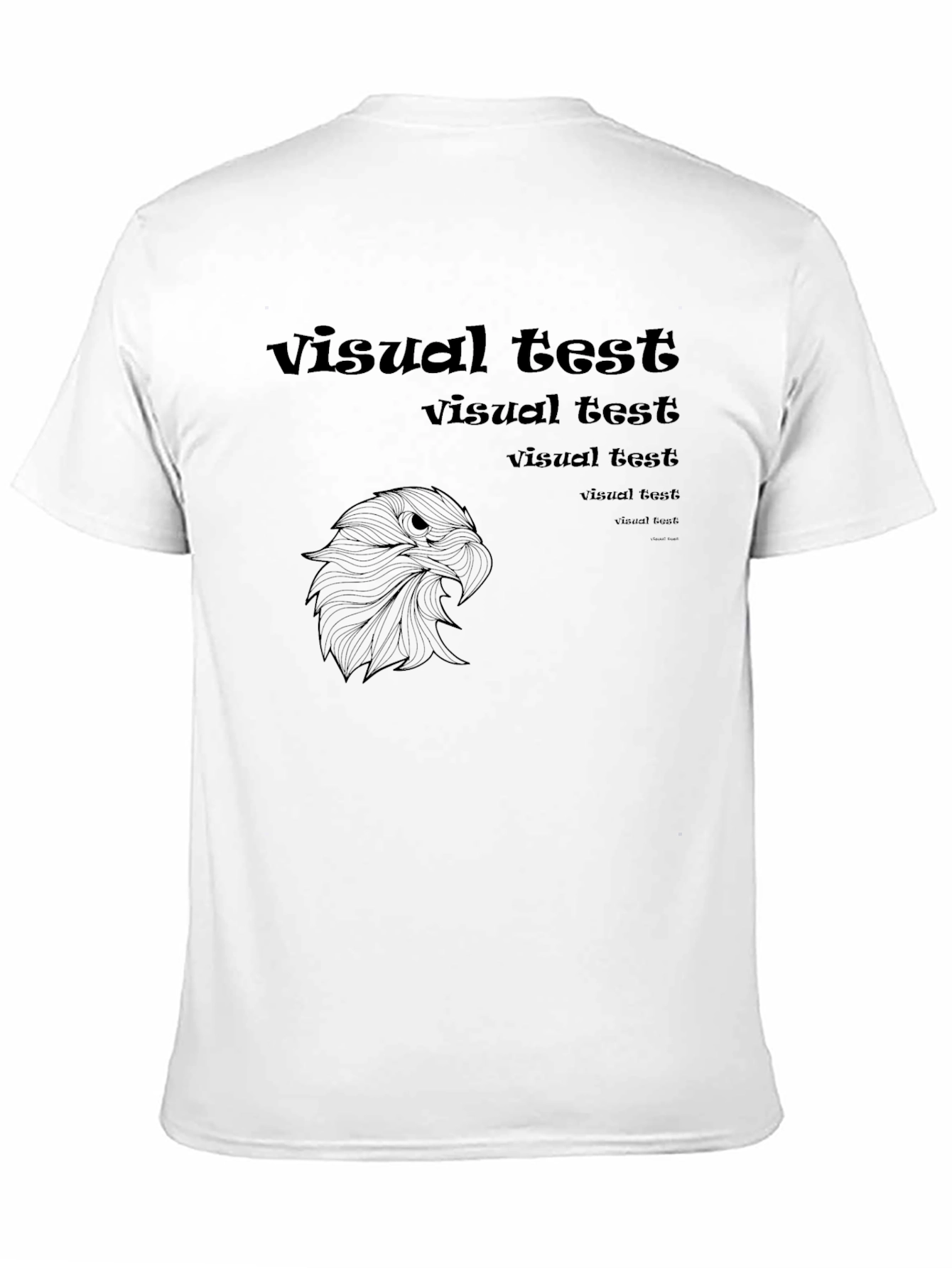 Black Graphic Tee - Visual Test