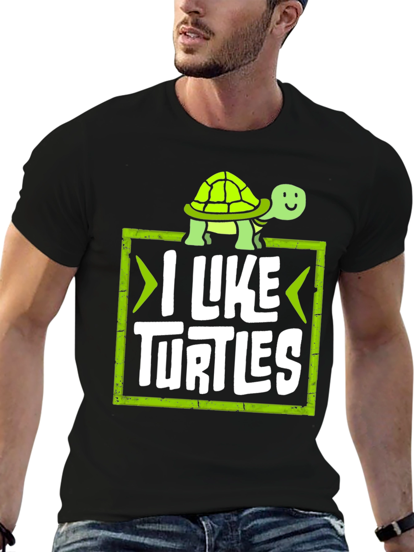 I Like Turtles Graphic Tee