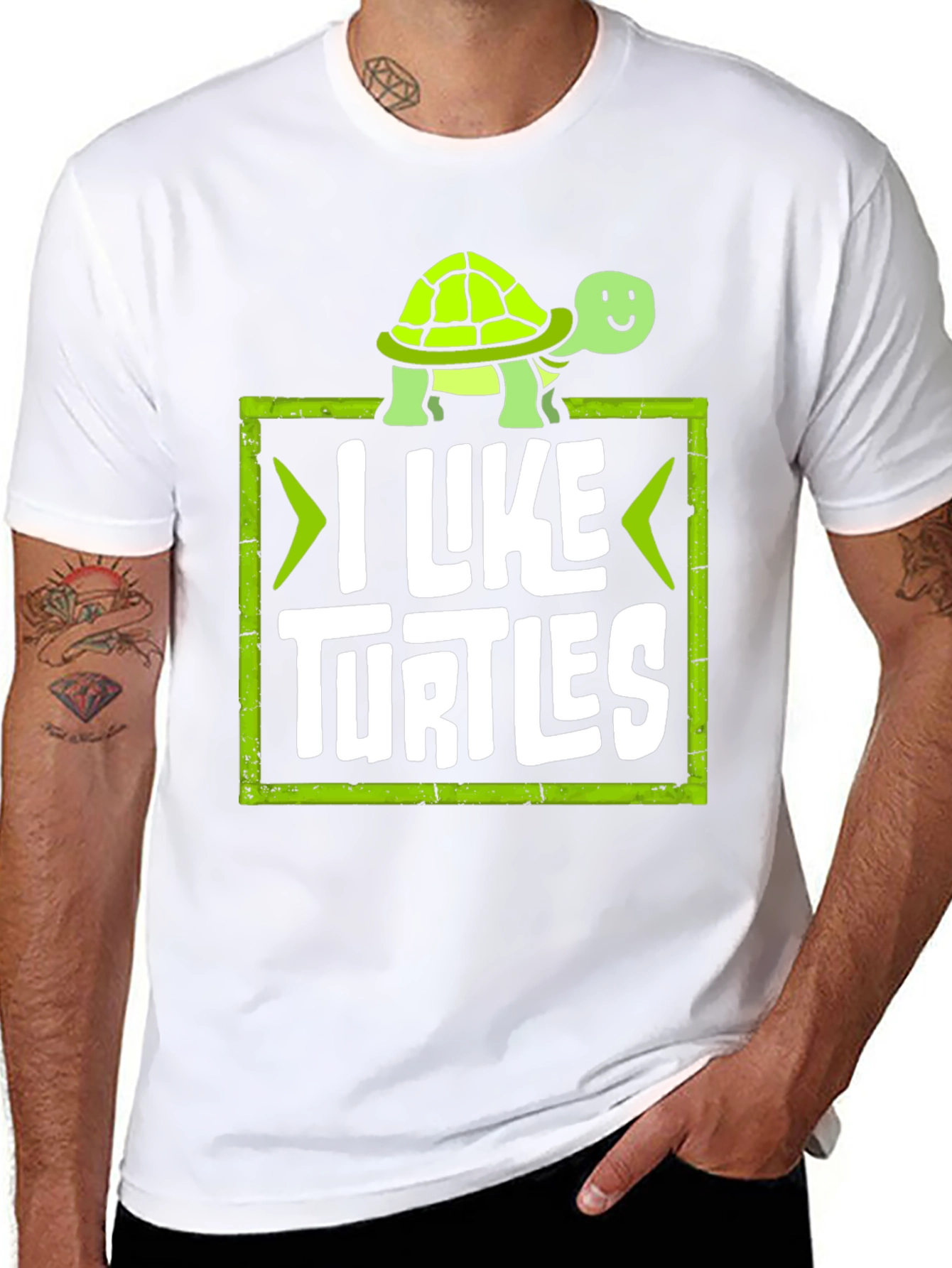 I Like Turtles Graphic Tee