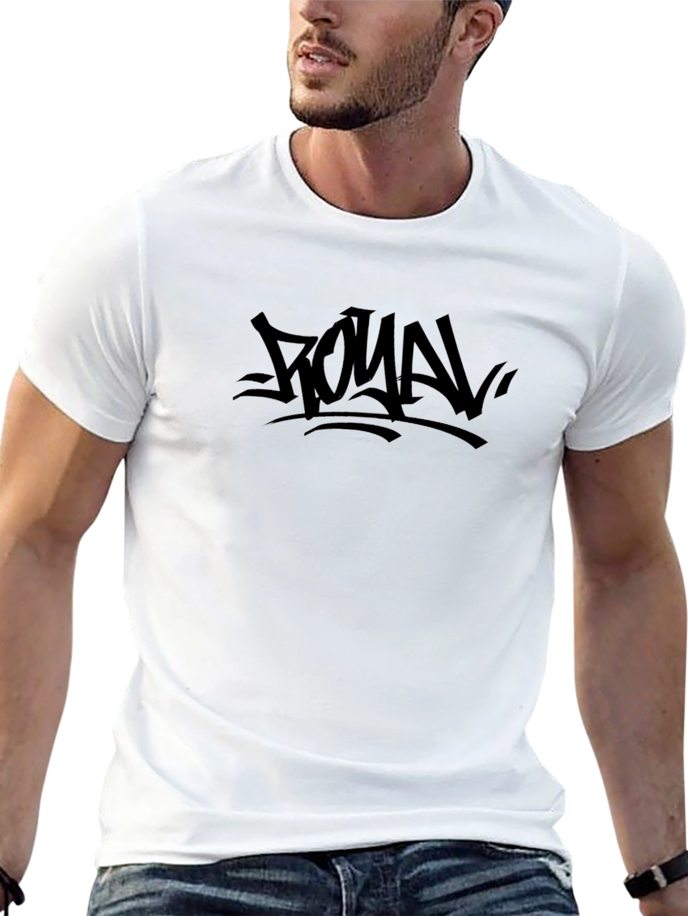 Royal Script Black T-Shirt