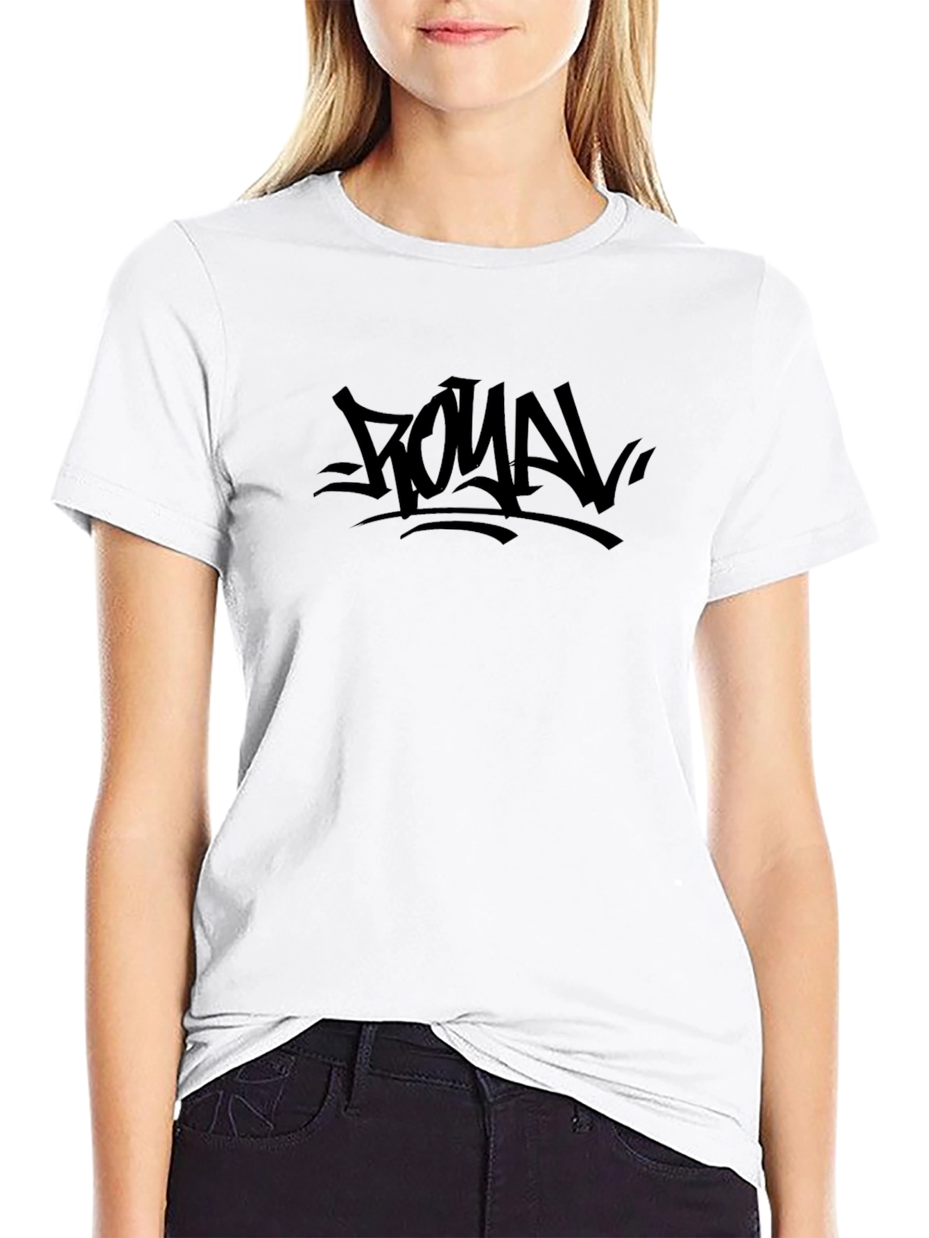 Royal Script Black T-Shirt