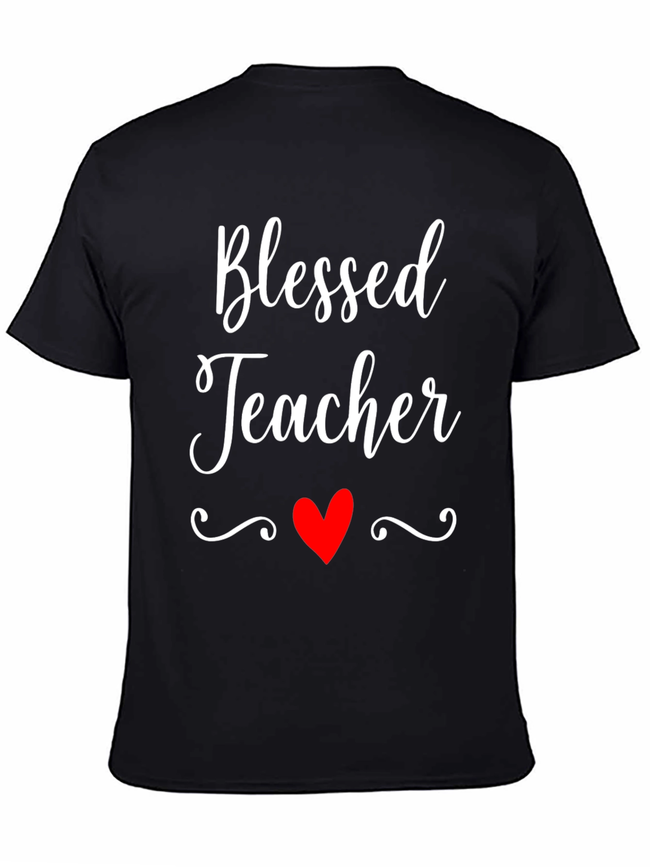 Blessed Teacher Graphic T-Shirt - Black