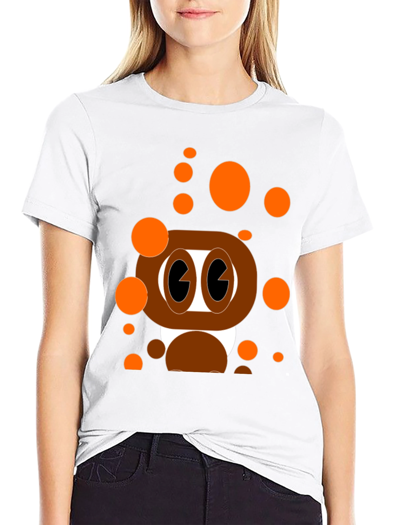 Cartoon Style Graphic T-Shirt