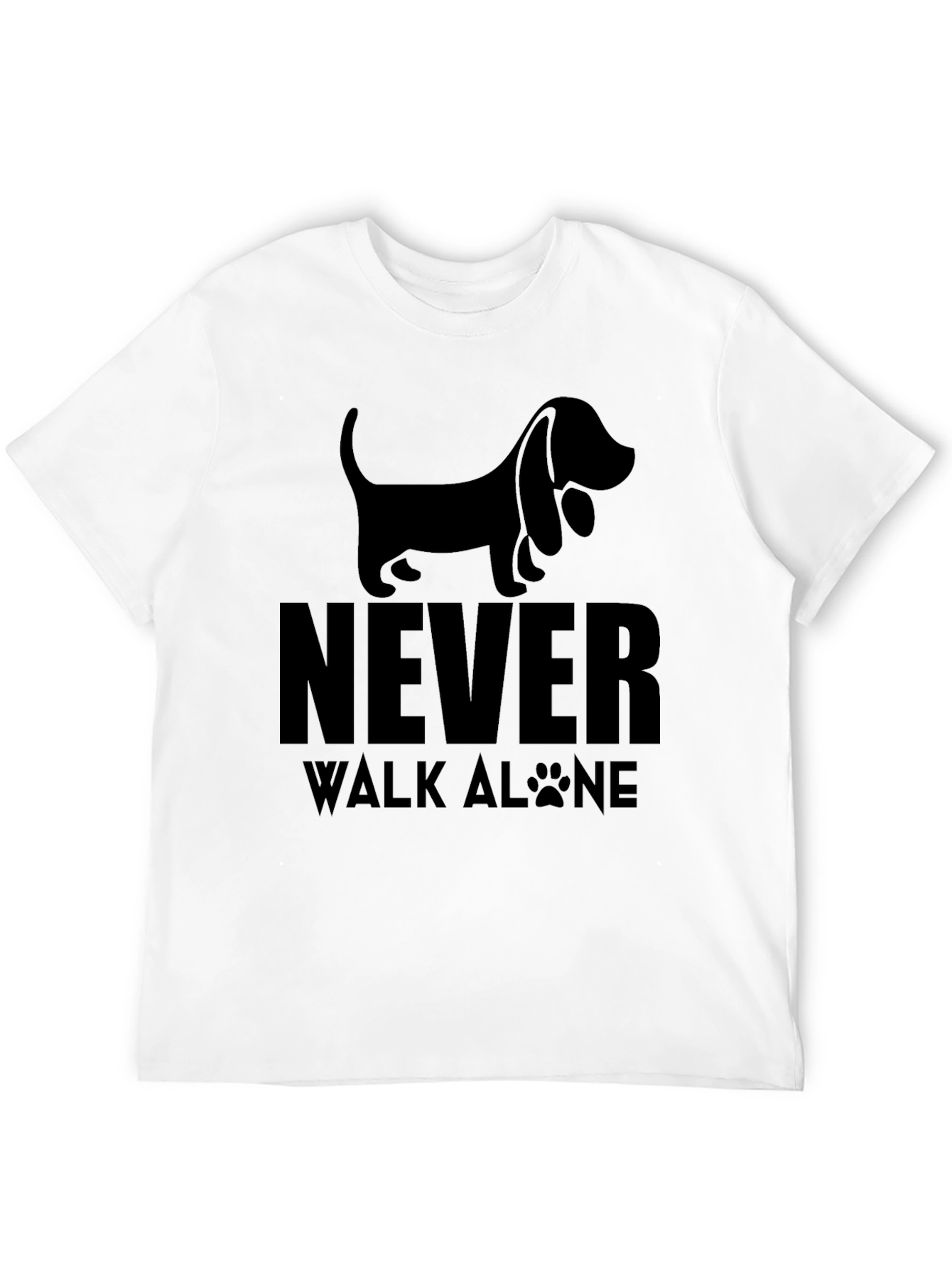Never Walk Alone Dog T-Shirt