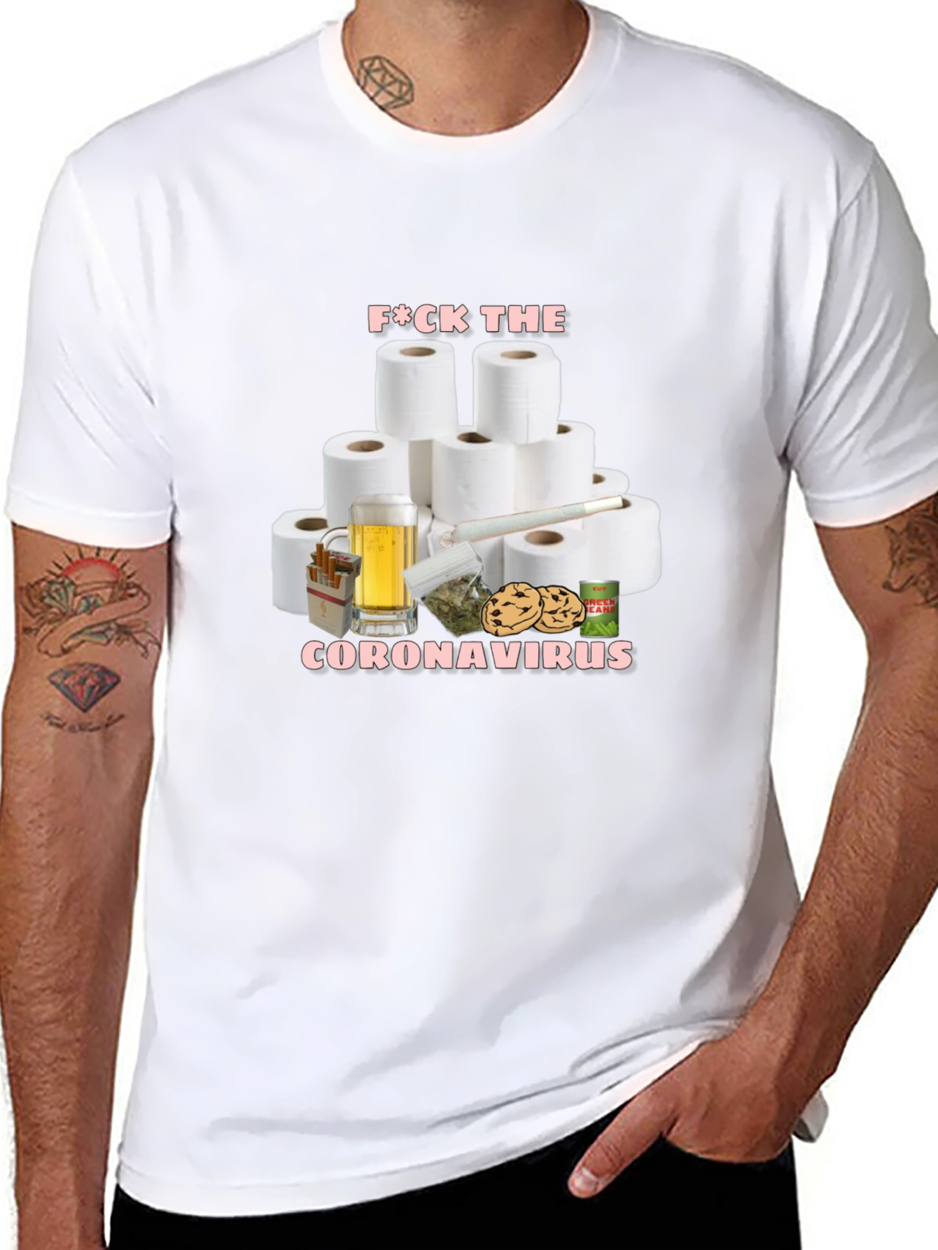 F*ck The Coronavirus T-Shirt Novelty