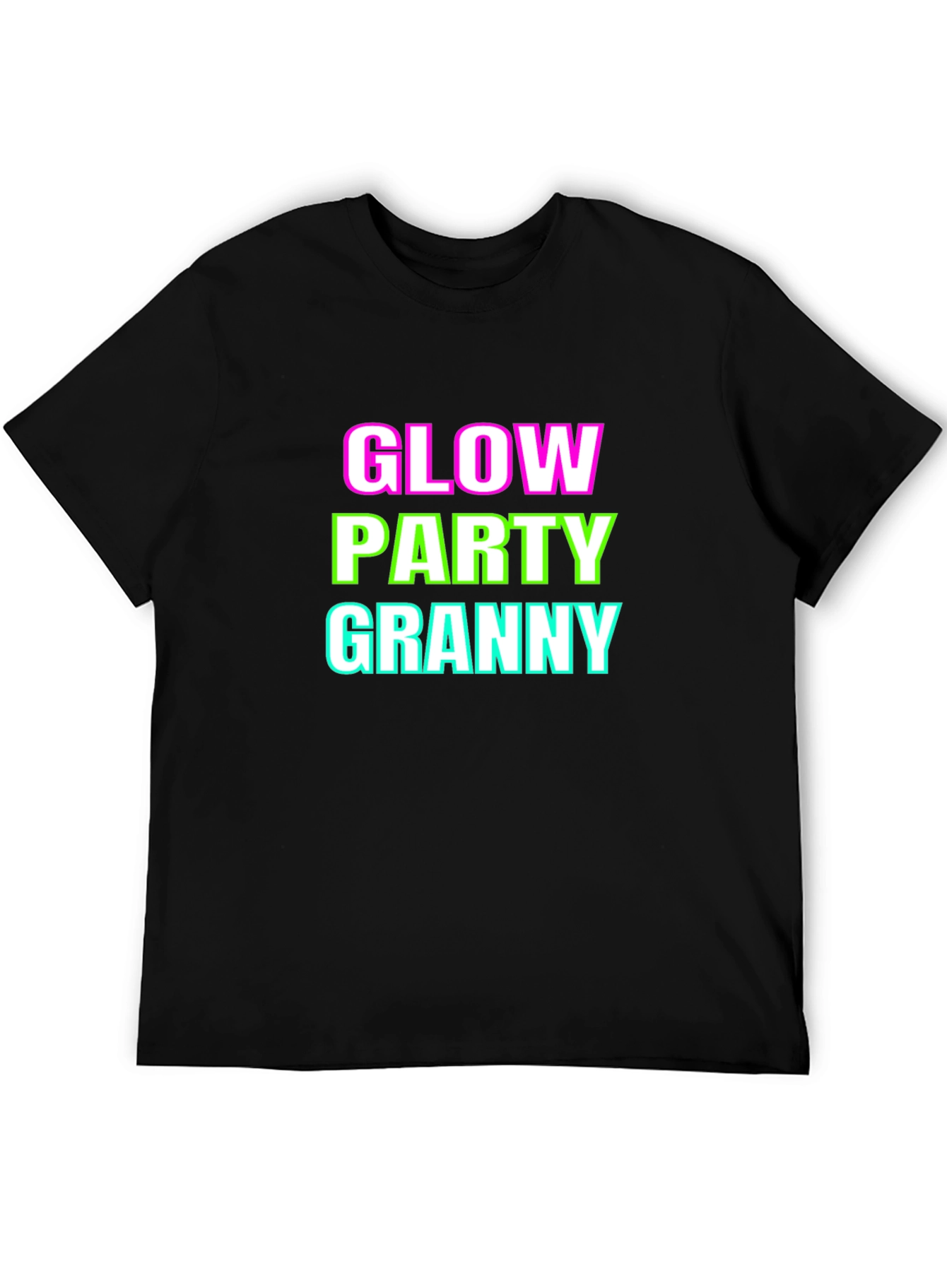 Glow Party Granny Graphic T-Shirt