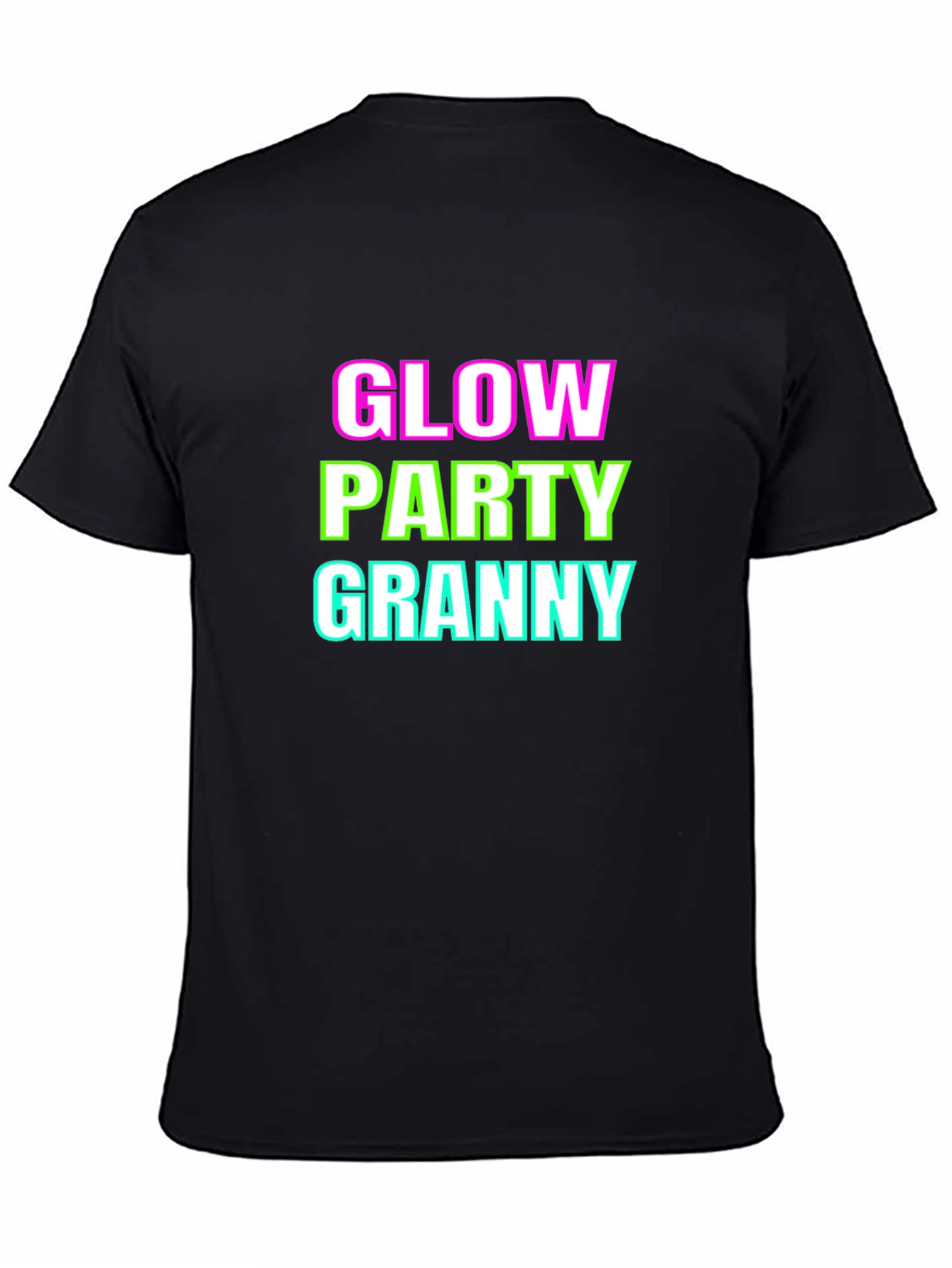Glow Party Granny Graphic T-Shirt
