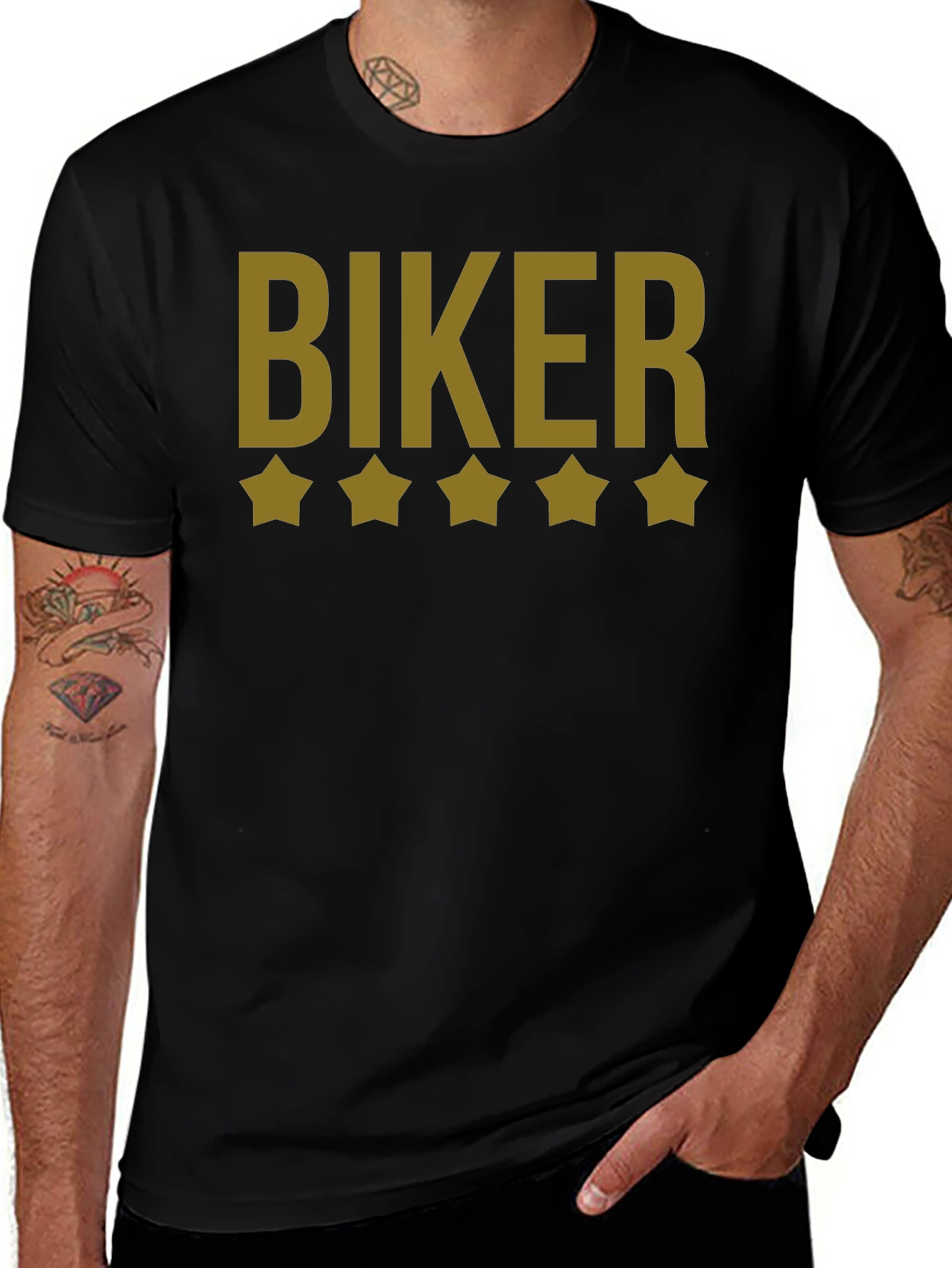 Biker Rating Graphic T-Shirt