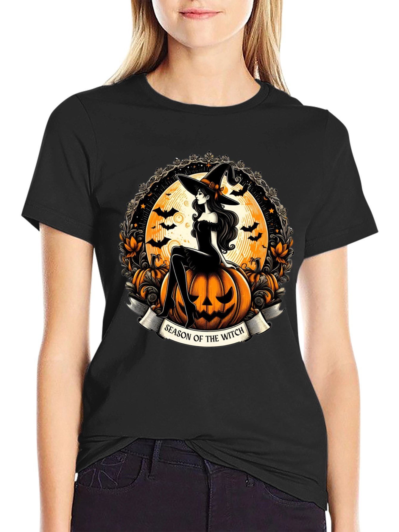 Season of the Witch Halloween Graphic T-Shirt