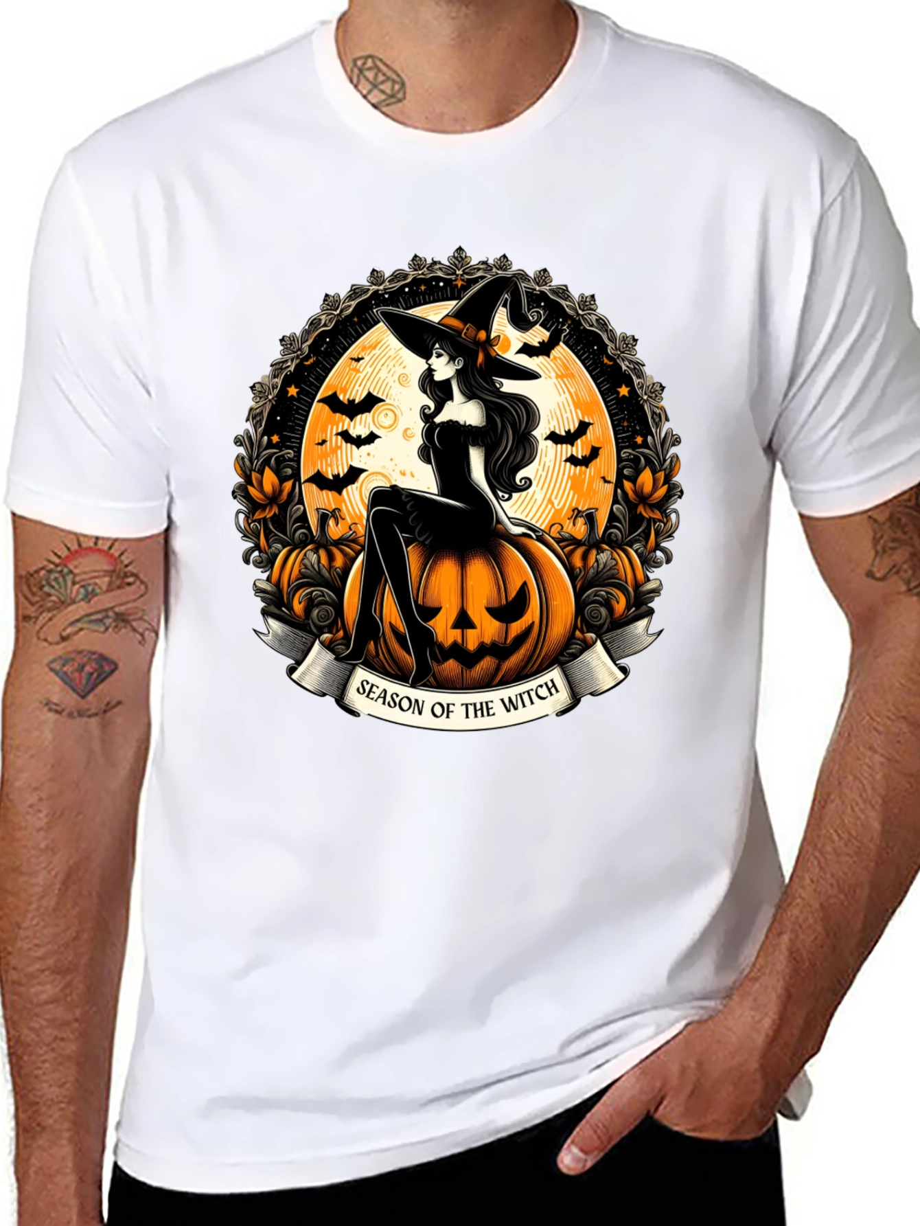 Season of the Witch Halloween Graphic T-Shirt