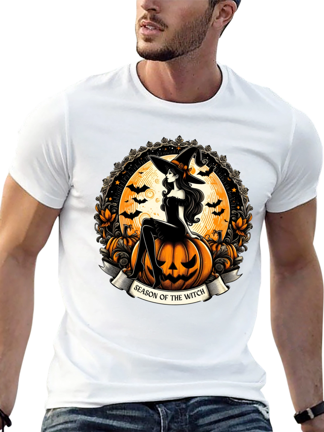 Season of the Witch Halloween Graphic T-Shirt