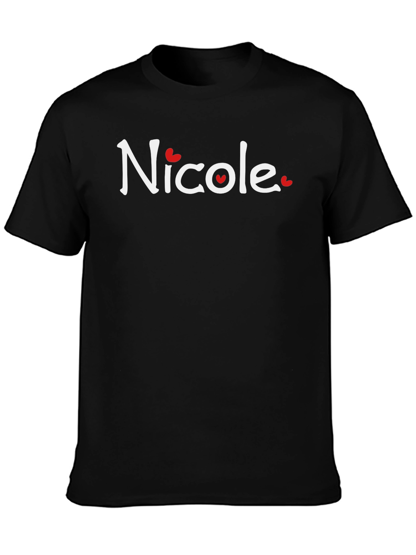 Nicole Heart Graphic T-Shirt - Soft Cotton Blend