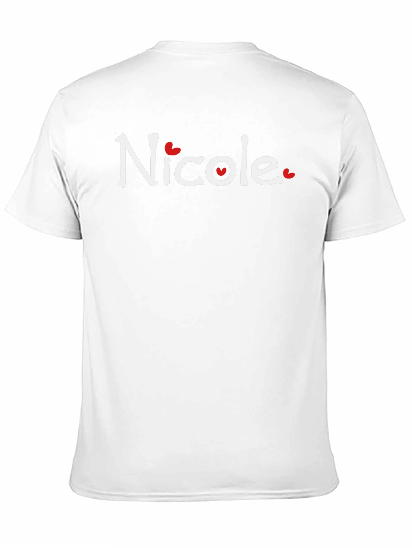 Nicole Heart Graphic T-Shirt - Soft Cotton Blend