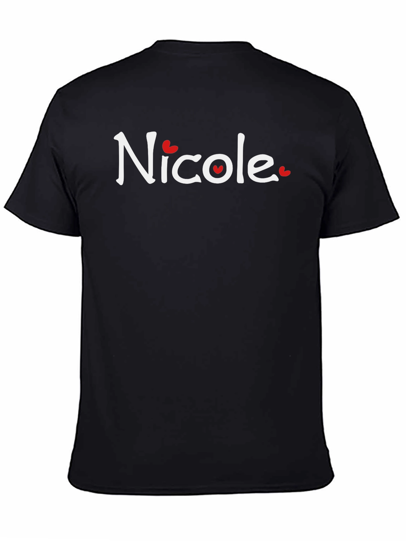 Nicole Heart Graphic T-Shirt - Soft Cotton Blend