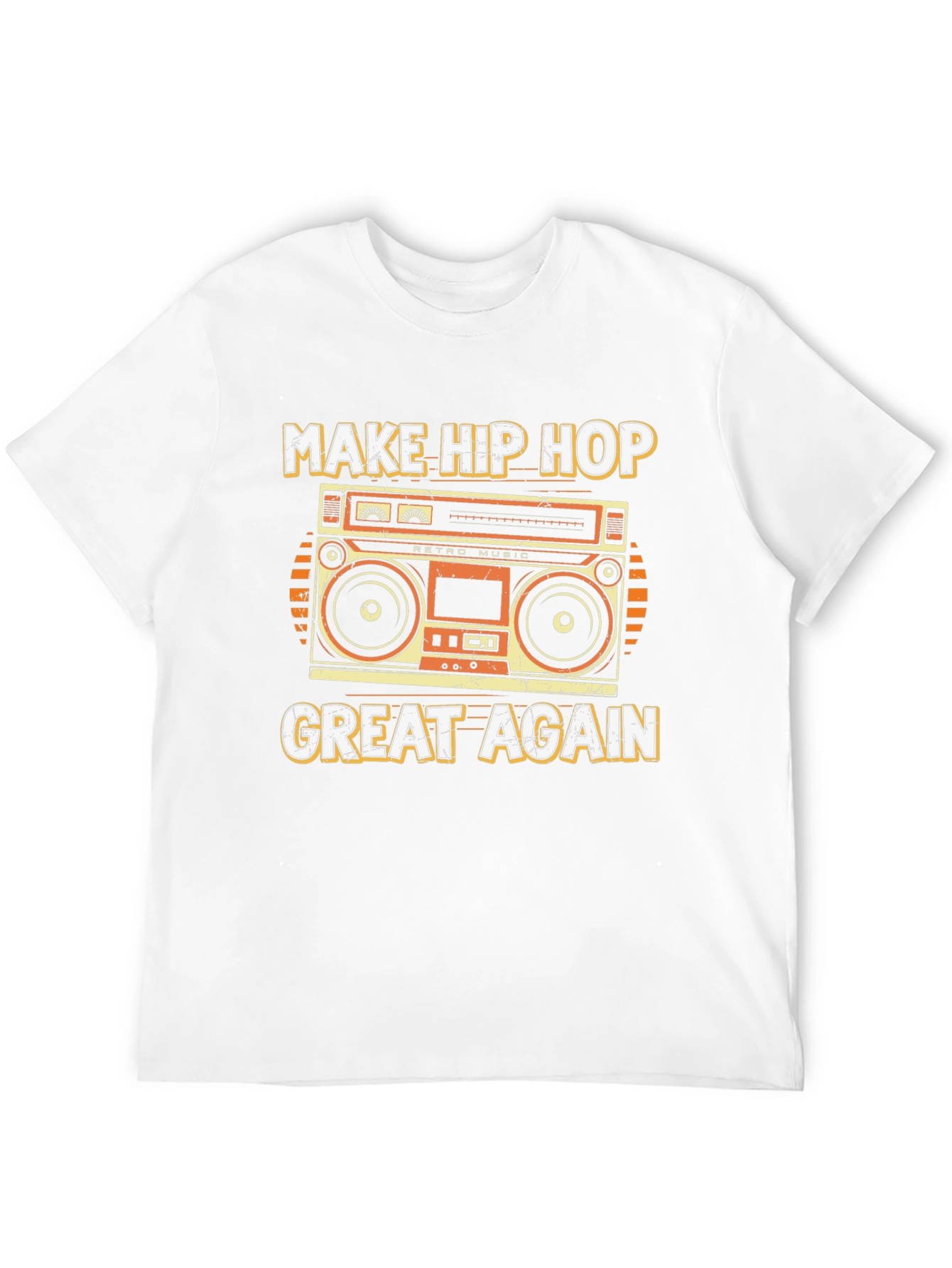 Retro Hip Hop Music Boombox T-Shirt