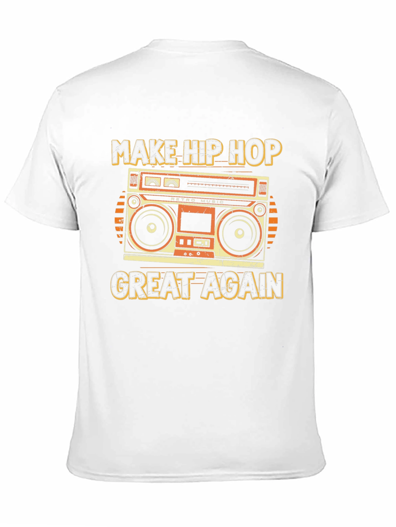 Retro Hip Hop Music Boombox T-Shirt