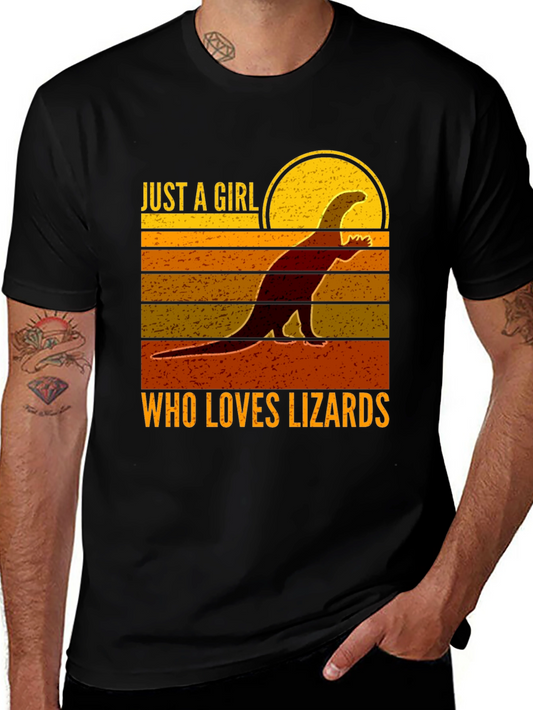 Just A Girl Who Loves Lizards T-Shirt