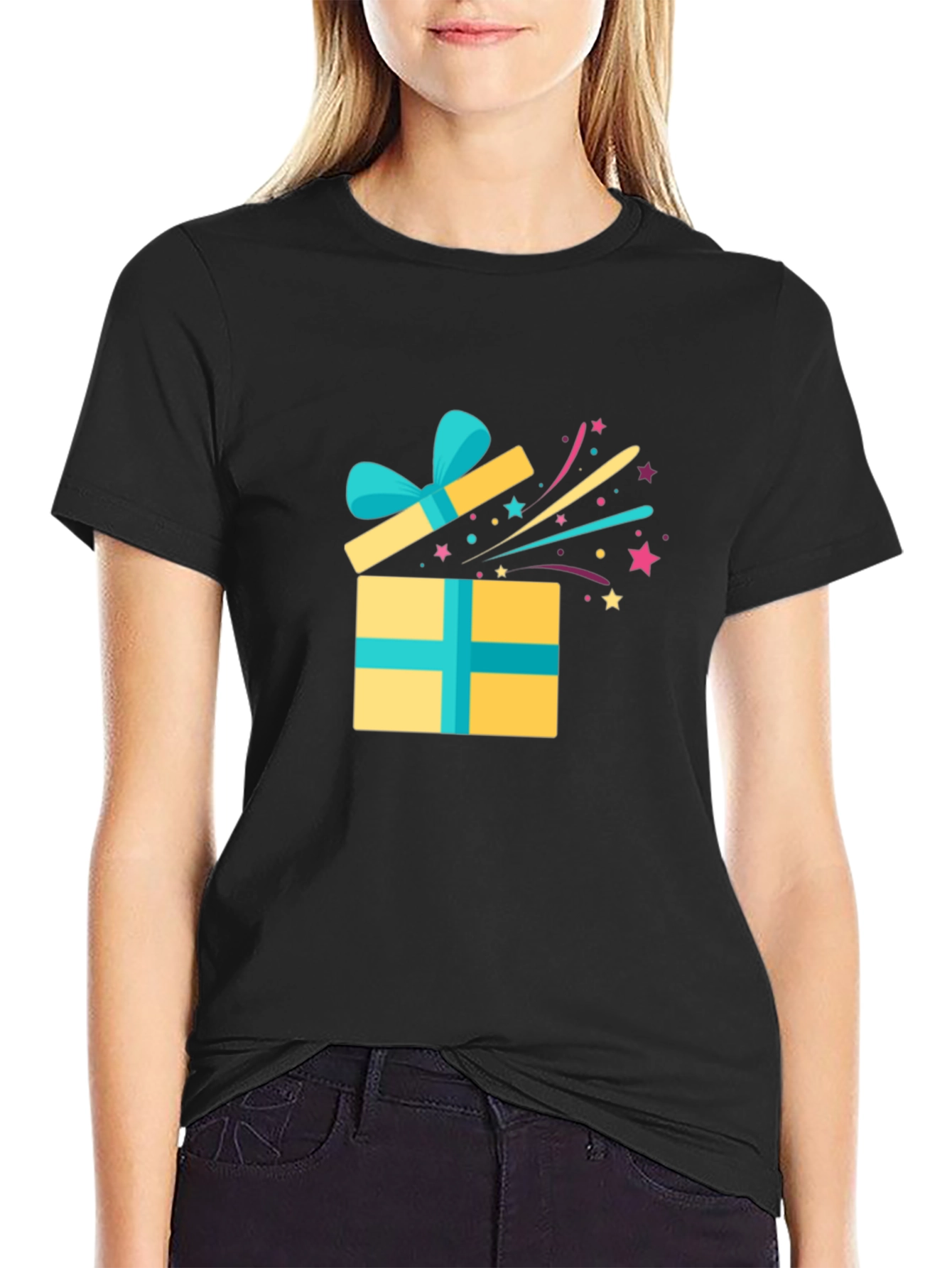 Gift Box Graphic Tee - Celebration T-Shirt