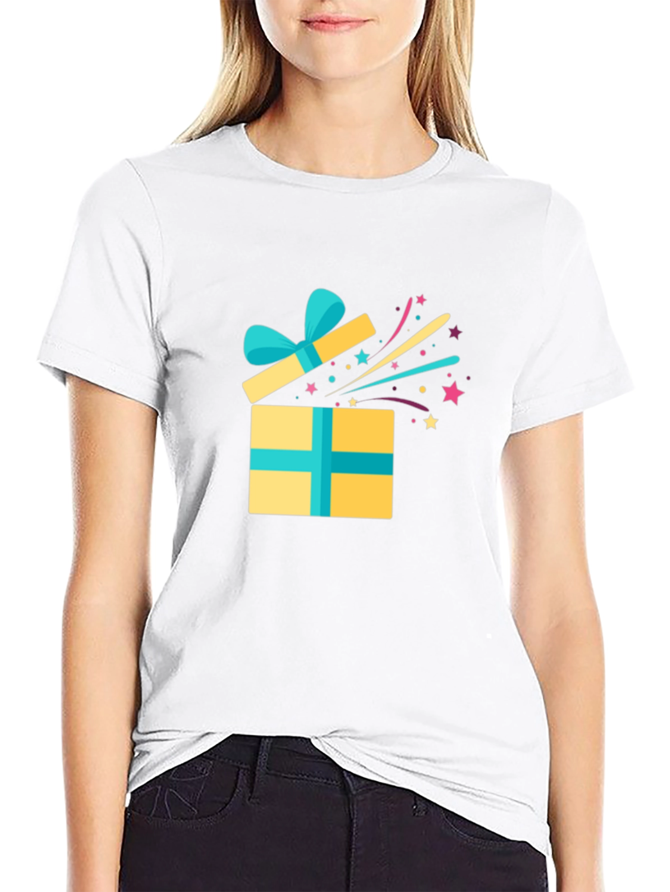 Gift Box Graphic Tee - Celebration T-Shirt