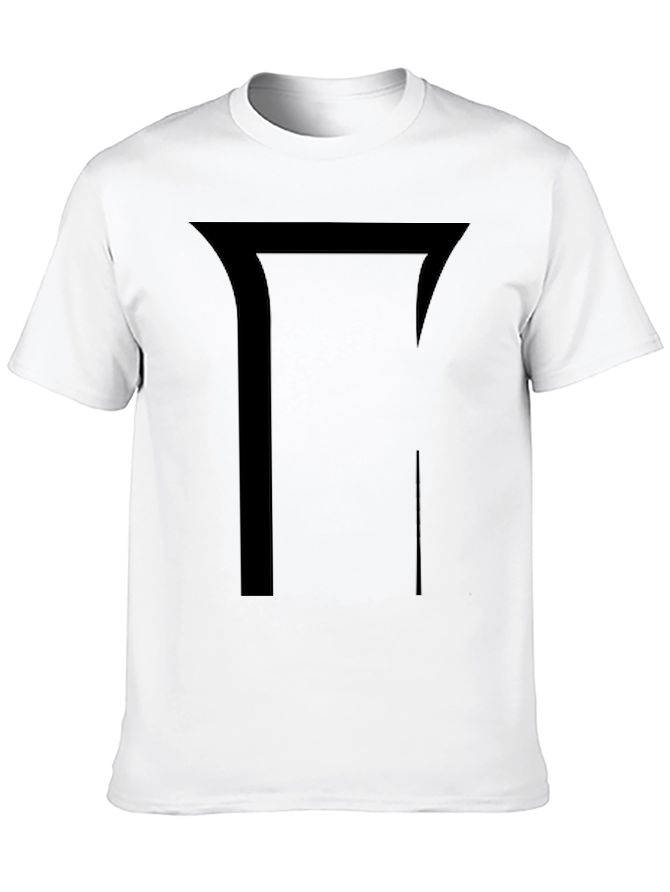 Geometric Graphic Black T-Shirt - Modern Design