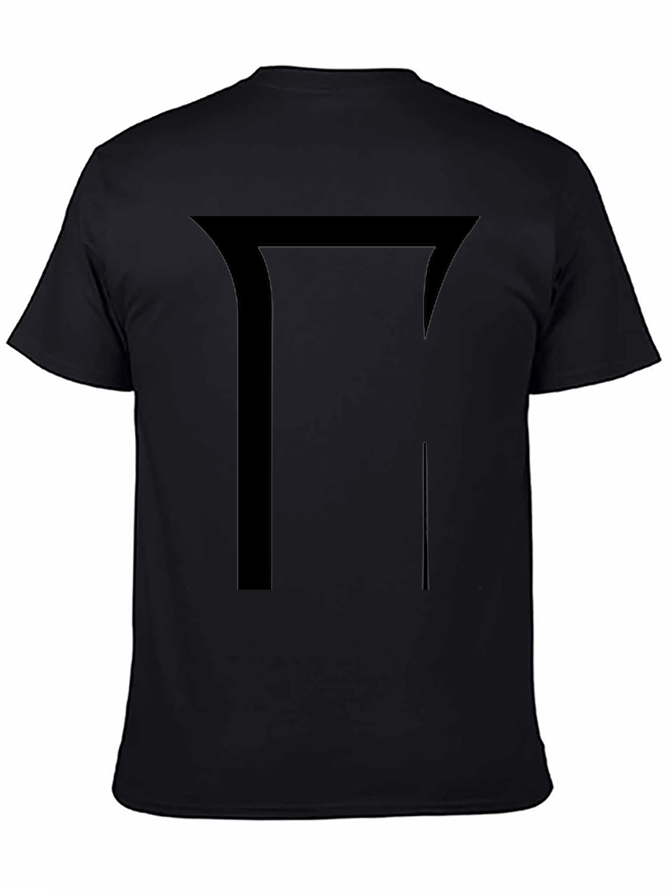 Geometric Graphic Black T-Shirt - Modern Design