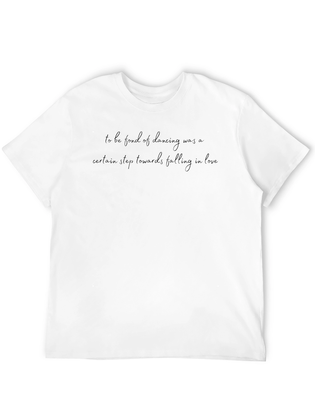 Dancing and Love Tee - Soft Black Cotton T-Shirt