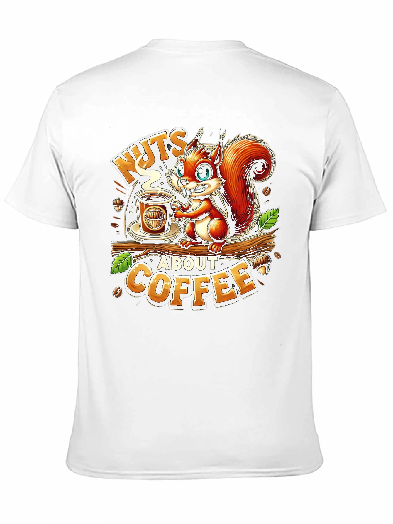 Nuts About Coffee Graphic T-Shirt