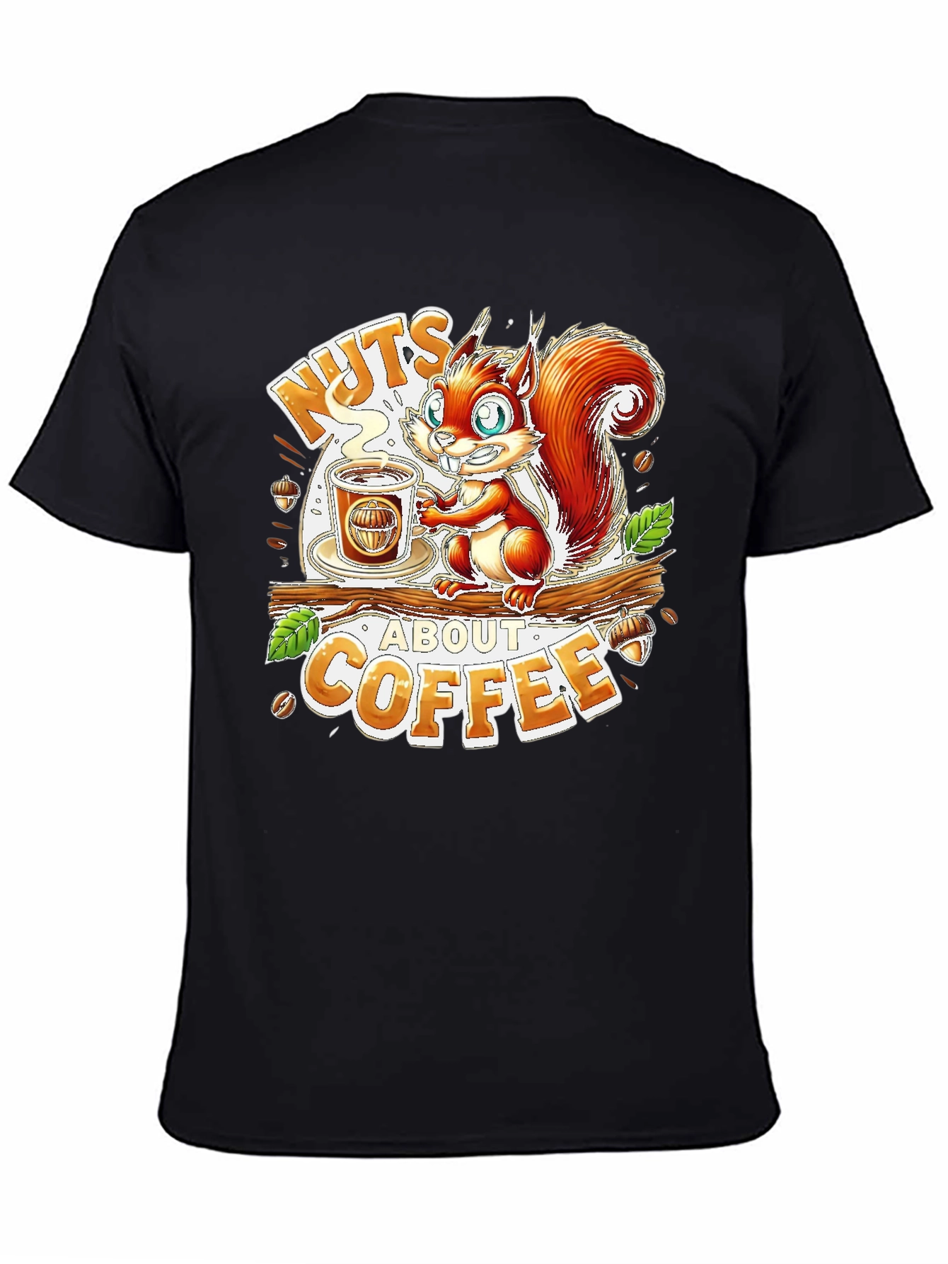 Nuts About Coffee Graphic T-Shirt