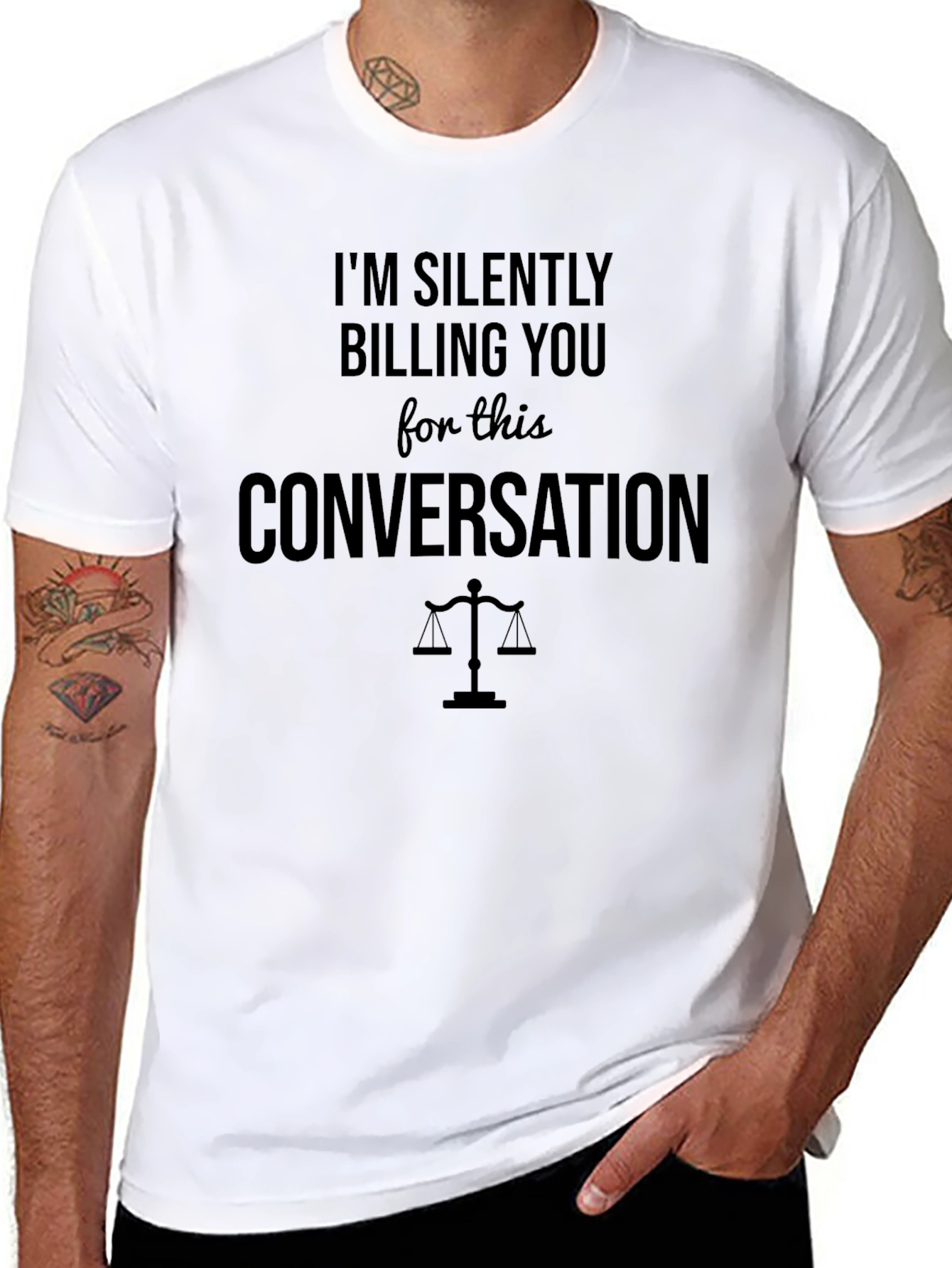 Im Silently Billing You T-Shirt - Lawyer Humor