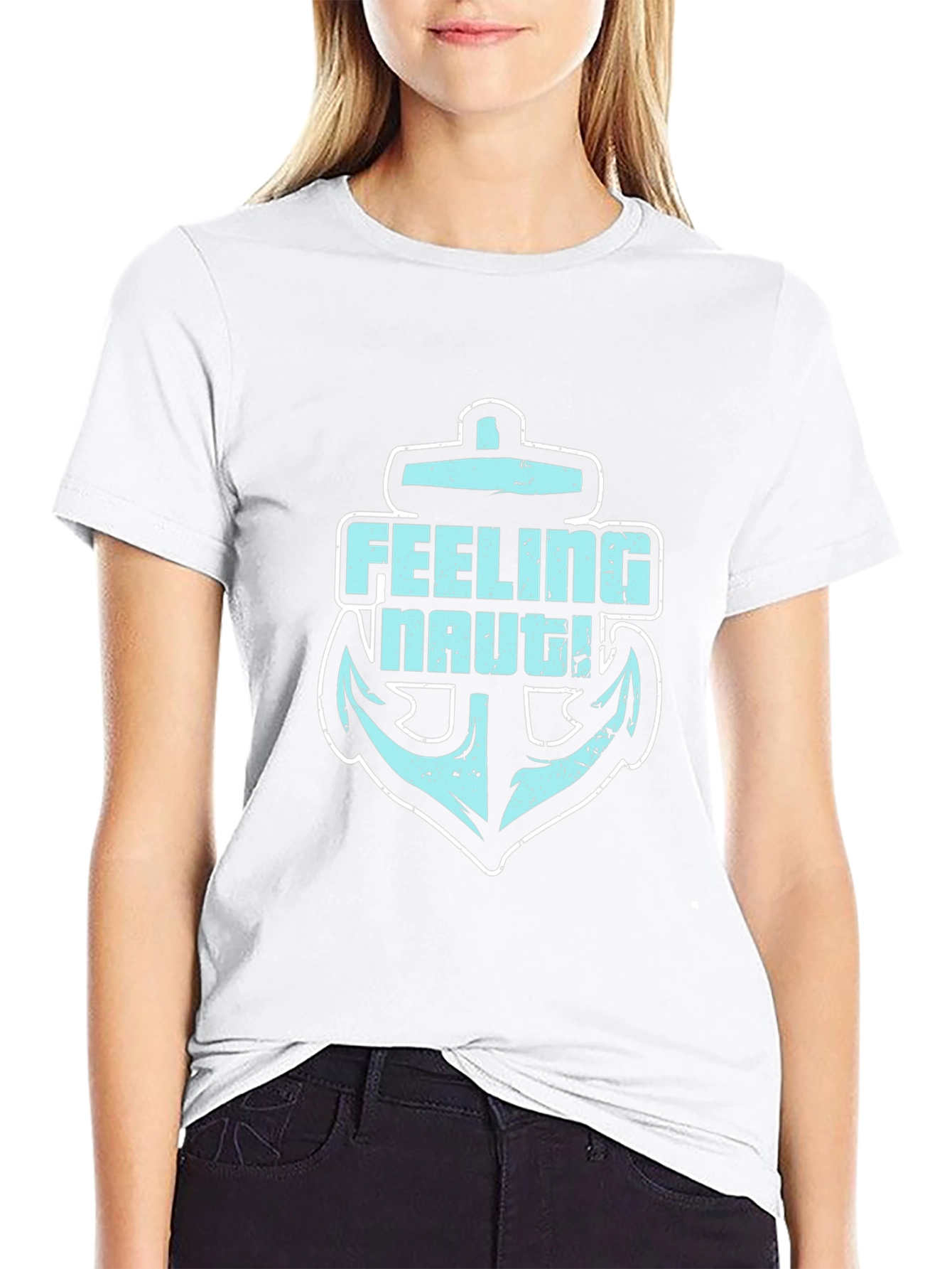 Feeling Nauti Anchor T-Shirt - Nautical Design