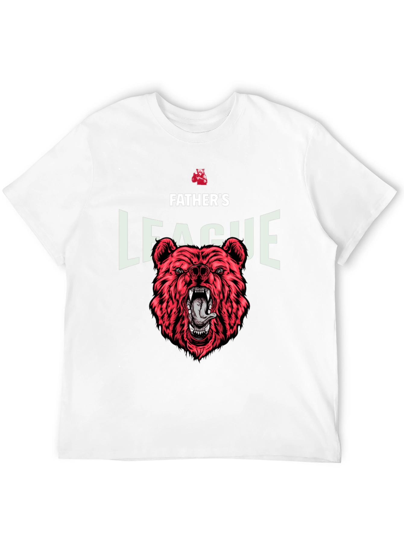 Fathers League Bear Graphic Black T-Shirt