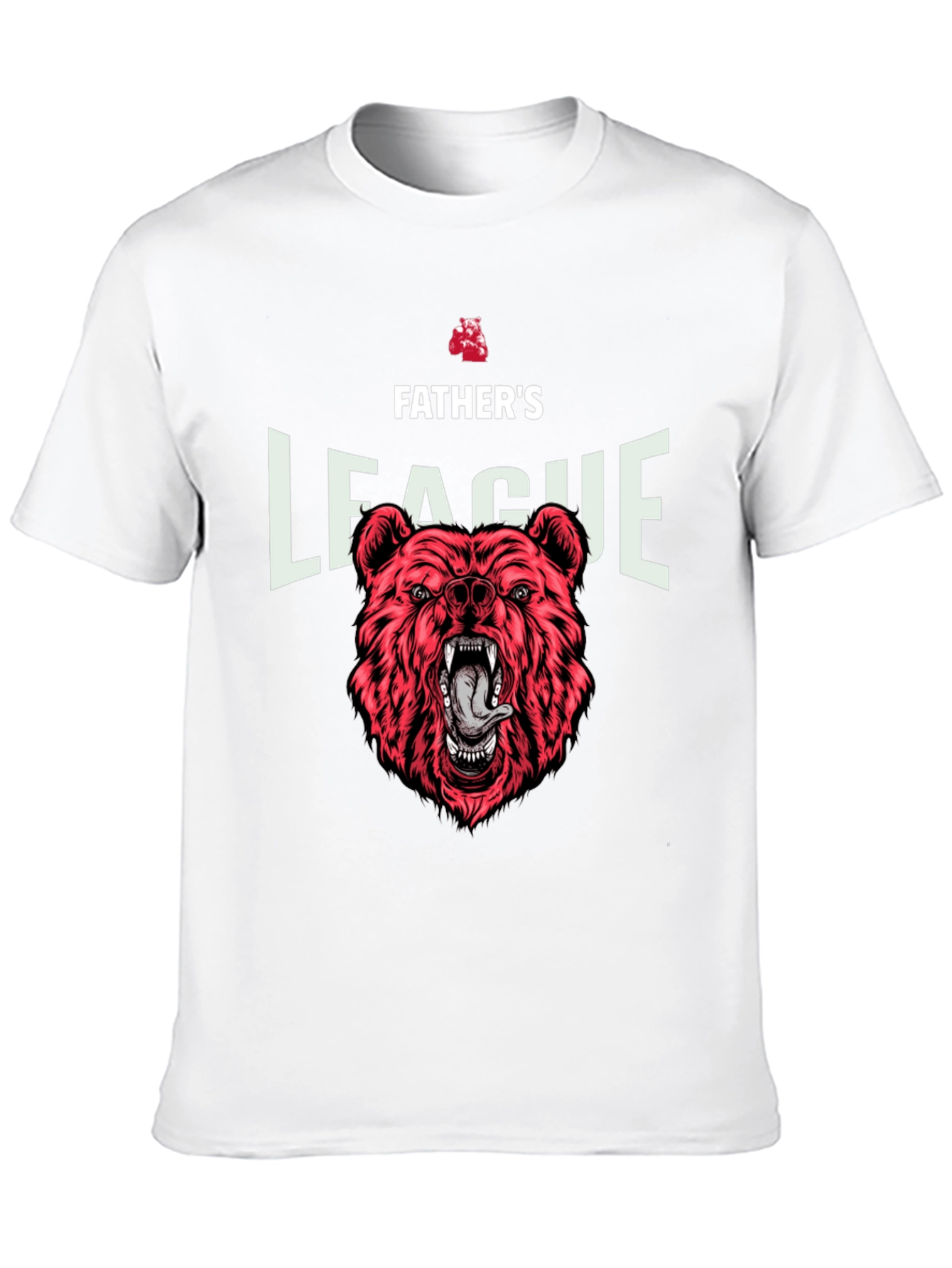 Fathers League Bear Graphic Black T-Shirt