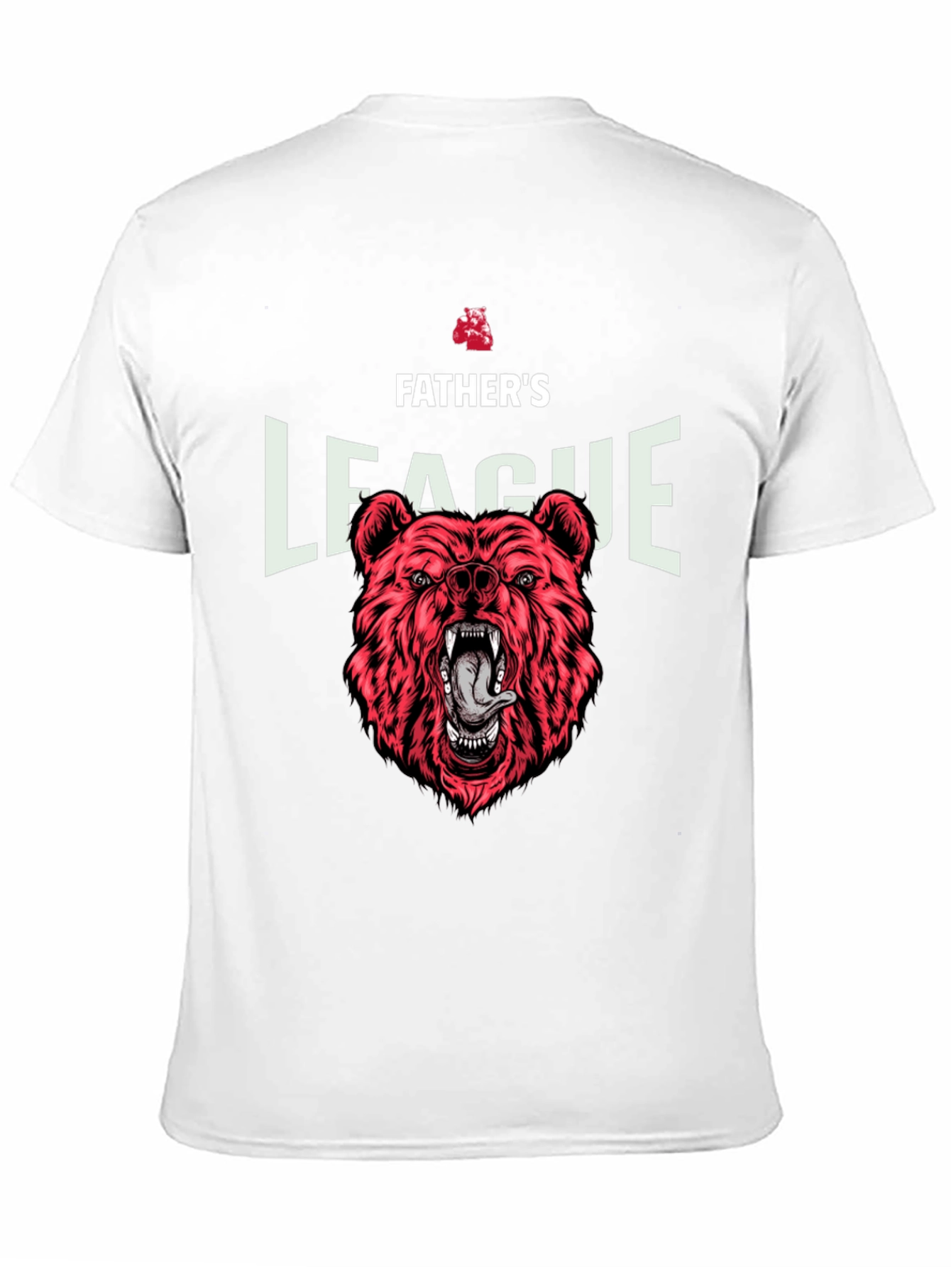 Fathers League Bear Graphic Black T-Shirt